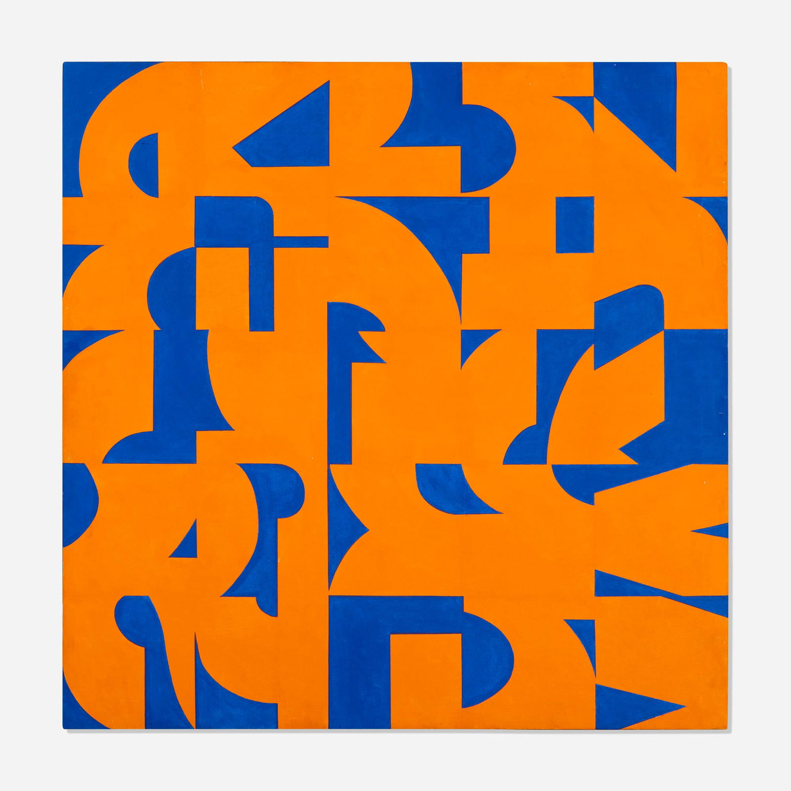 Norman Ives, Untitled: Norman Ives Untitled oil on canvas 36 h x 36 w in (91 x 91 cm) Signed to verso 'Norman Ives'. This work will ship from Lambertville, New Jersey.