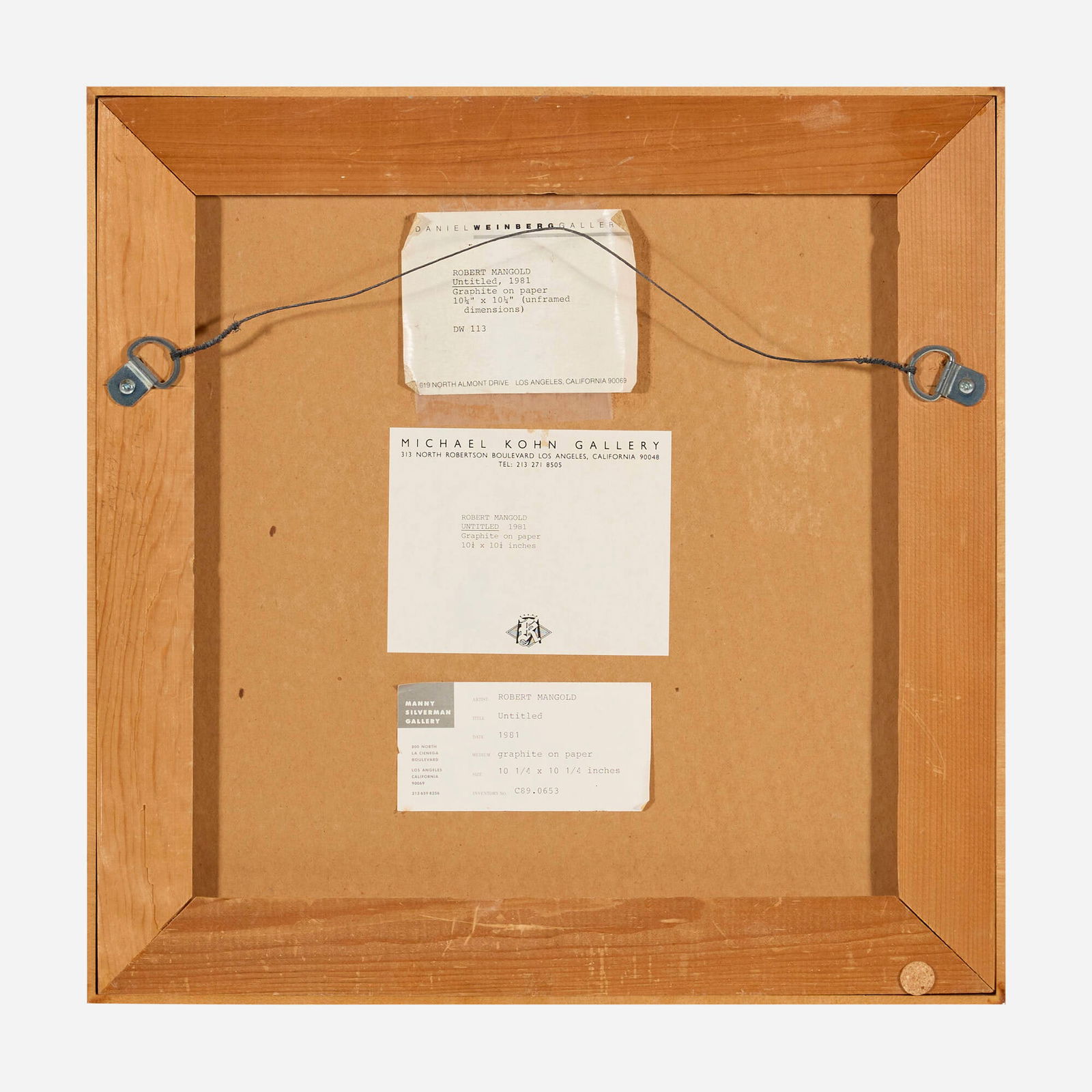 Robert Mangold, Untitled - 3