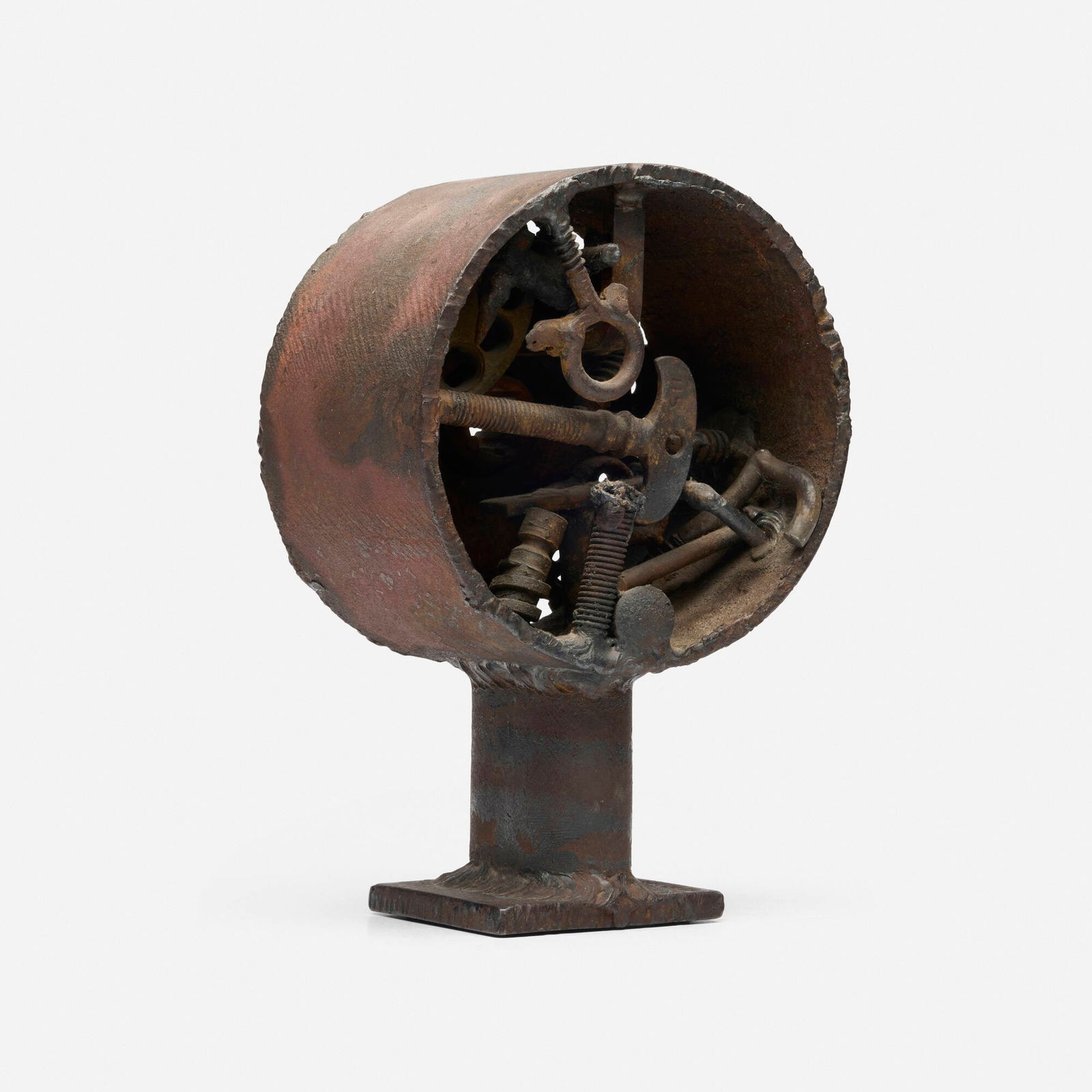 Richard Stankiewicz, Untitled: Richard Stankiewicz Untitled 1959 welded steel 10 h x 6.75 w x 5.5 d in (25 x 17 x 14 cm) Impressed signature and date to top of base 'R.S. 1959'. Provenance: Virginia Zabriskie Gallery, New York