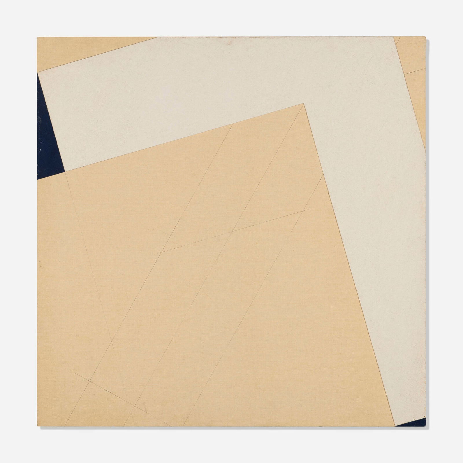 Georges Noel, Untitled: Georges Noel Untitled 1974graphite and pigment on linen 34 h x 34 w in (86 x 86 cm) Signed and dated to verso 'Georges Noel 1974'. Provenance: Acquired directly from th