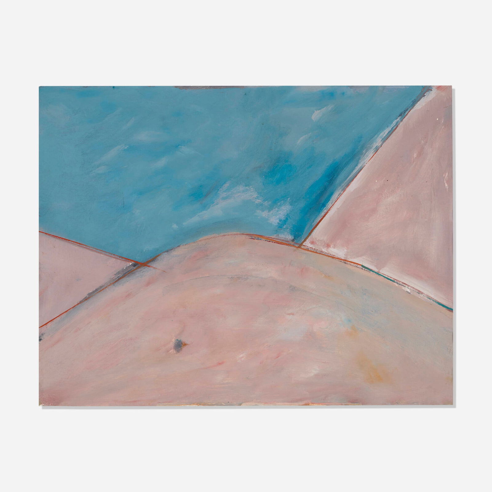 Merton Simpson, Untitled: Merton Simpson Untitled oil on board 19.75 h x 25.5 w in (50 x 65 cm) Provenance: Acquired directly from the artist by the present owner, The Collection of Arman and Corice Arman, N