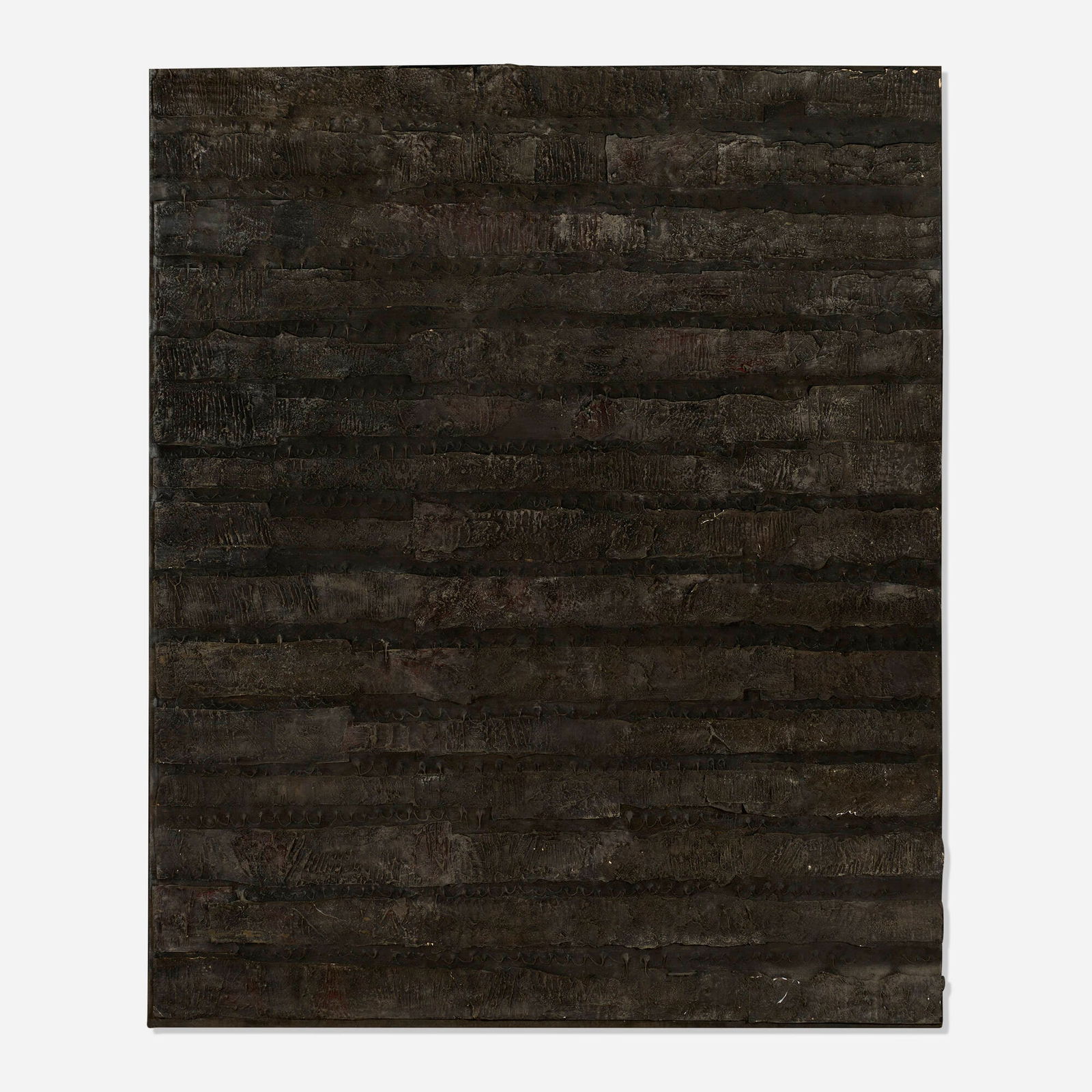 Reiji Kimura, #963: Reiji Kimura #963 1963 mixed media on canvas 58 h x 48.25 w in (147 x 123 cm) Provenance: Estate of the artist This work will ship from Lambertville, New Jersey.