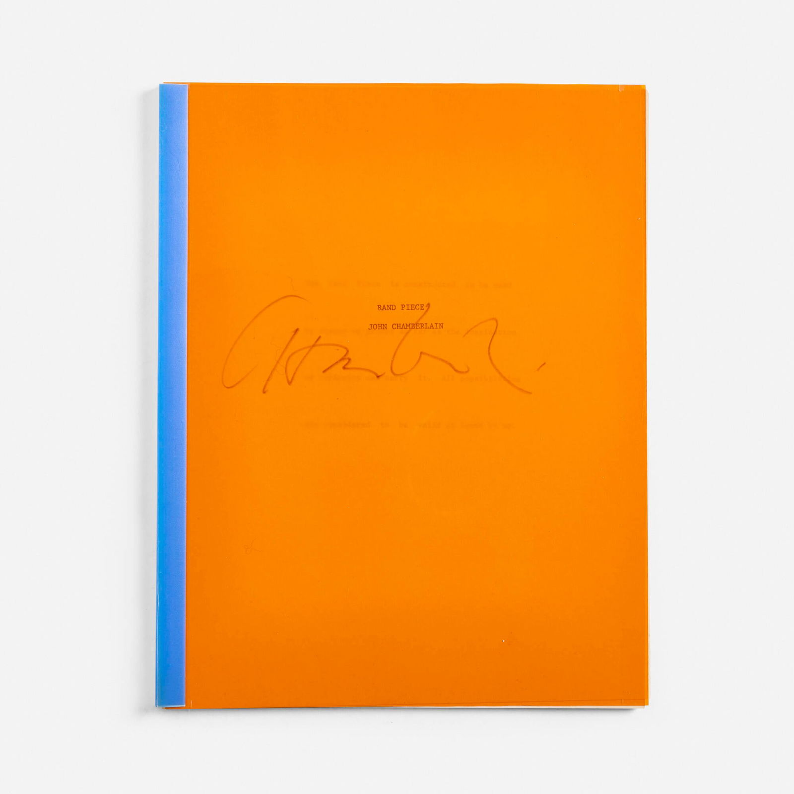 John Chamberlain, Rand Piece - 2