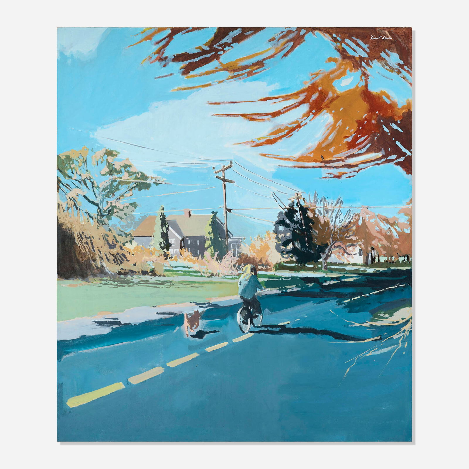 Robert Dash, Sage Man, Spring Shadows: Robert Dash Sage Man, Spring Shadows 1975 acrylic on canvas 70 h x 60 w in (178 x 152 cm) Signed to upper right 'Robert Dash'. Provenance: Fischbach Gallery, New York | Private Collection This