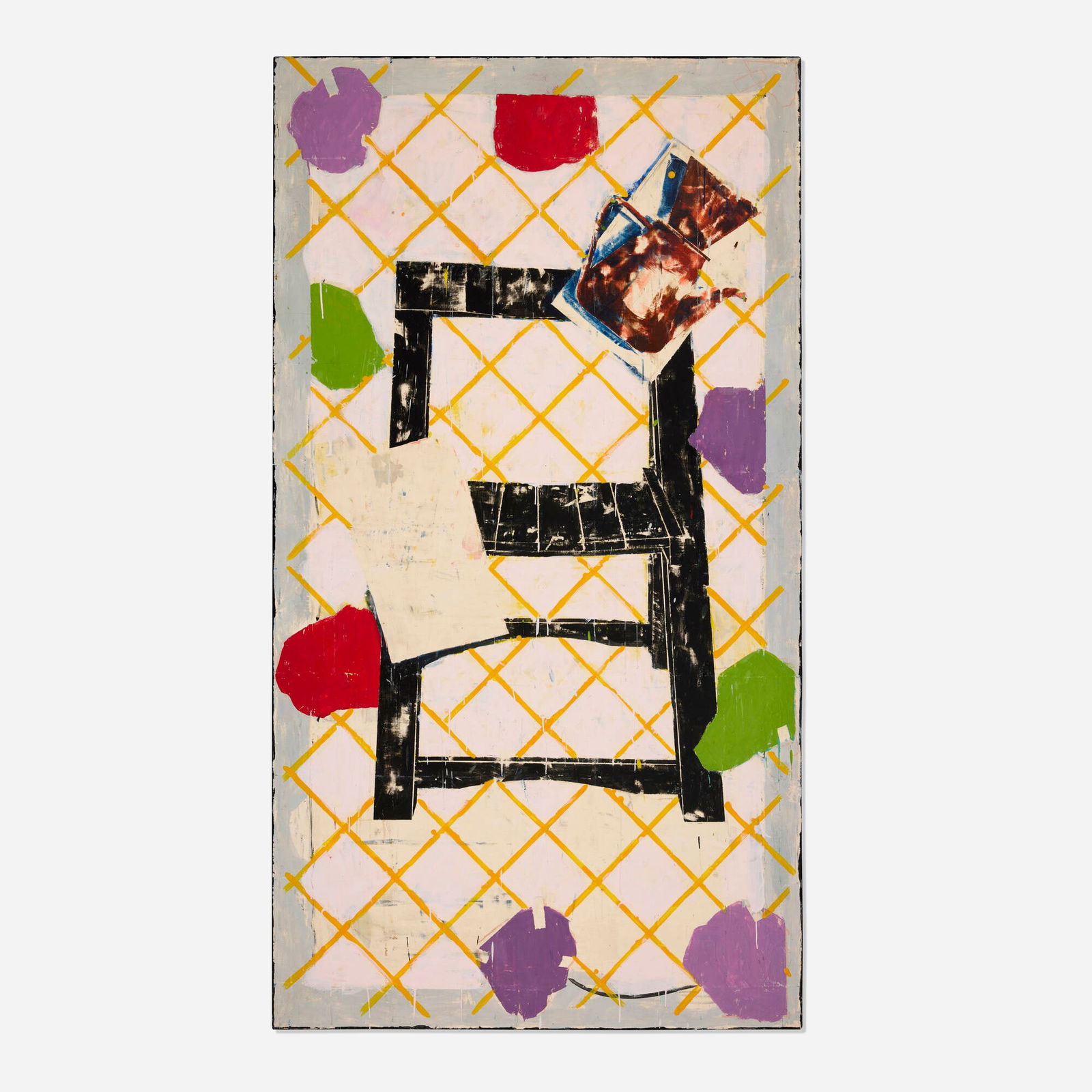 Tony Scherman, Studio I: Tony Scherman Studio I 1977 encaustic on canvas 66 h x 36 w in (168 x 91 cm) Signed, titled and dated to verso 'Scherman Studio I 1977'. Provenance: Malmbert International Art, Malmo | The Mayor