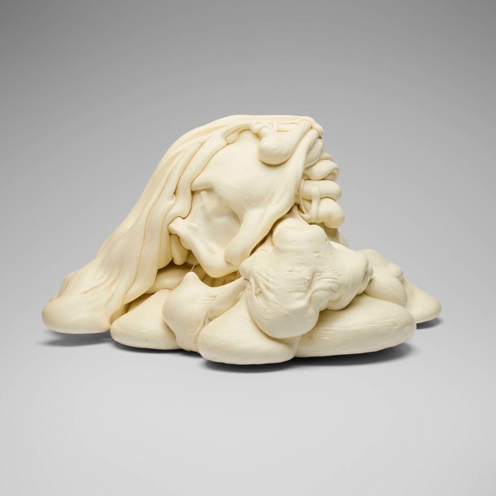 Roxy Paine, White S2 P2 W24 jcg 1680 from Scumak (Auto Sculpture Maker): Roxy Paine White S2 P2 W24 jcg 1680 from Scumak (Auto Sculpture Maker) 2003 low-density polyethylene 14 h x 24 w x 23 d in (36 x 61 x 58 cm) This pigmented plastic sculpture was made by a machine