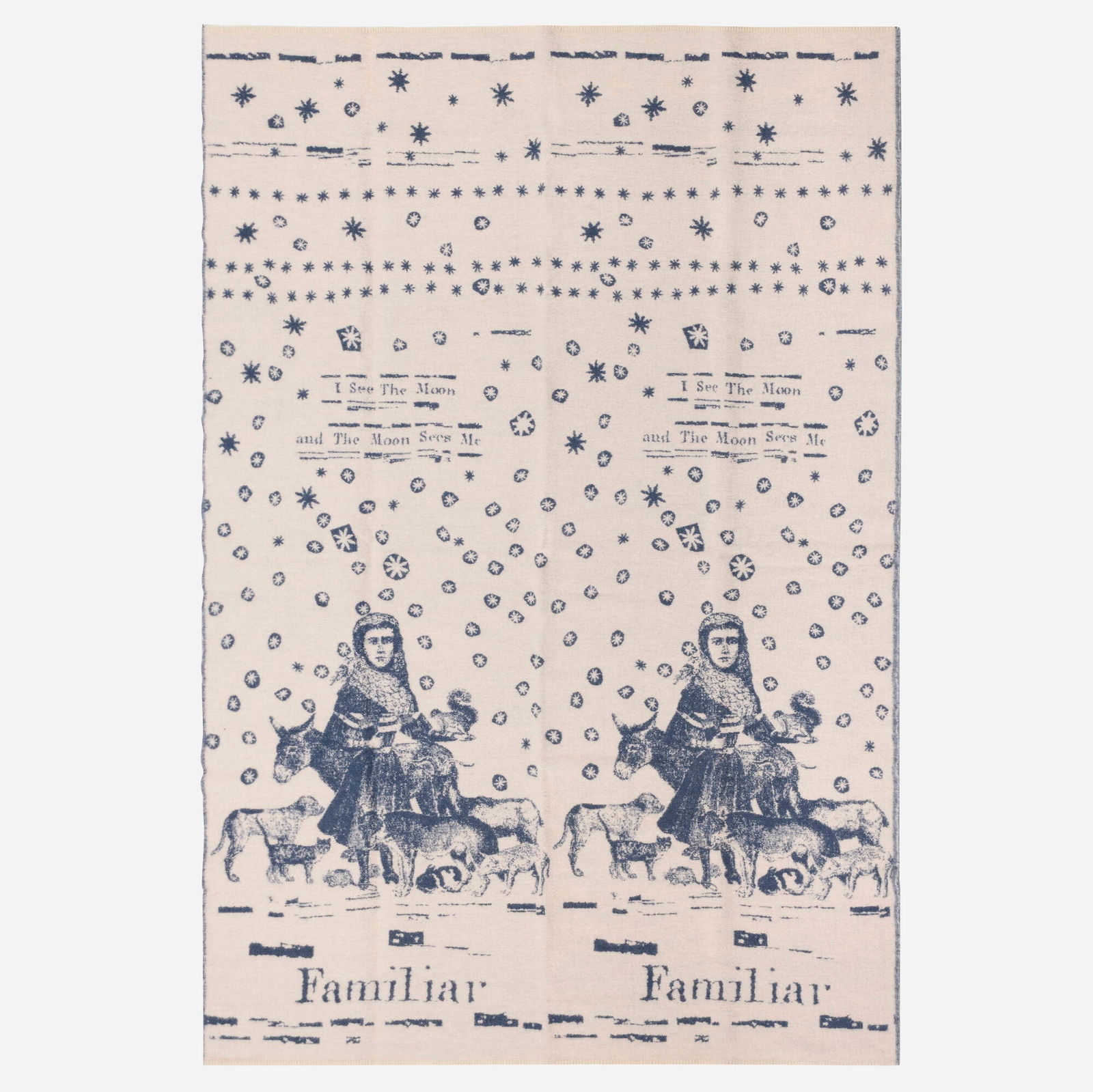 Kiki Smith, Familiars: Kiki Smith Familiars 2001 wool 80 h x 54 w in (203 x 137 cm) Fabric label to verso. This work is from the open edition published by The Fabric Workshop and Museum, Philadelphia. Sold with original