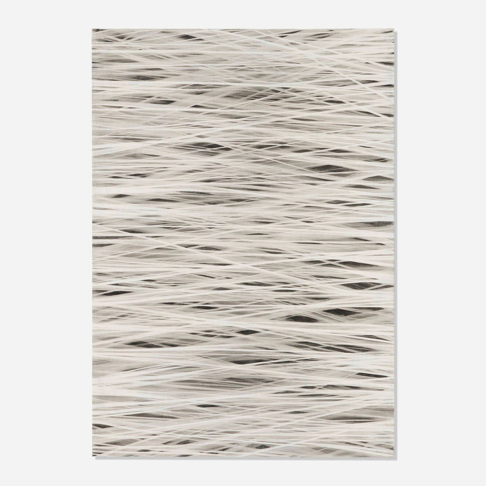 Mark Sheinkman, Vanderbilt: Mark Sheinkman Vanderbilt 2016oil, alkyd and graphite on linen laid to panel 34 h x 24 w in (86 x 61 cm) Provenance: Von Lintel Gallery, Los Angeles | Private Collection