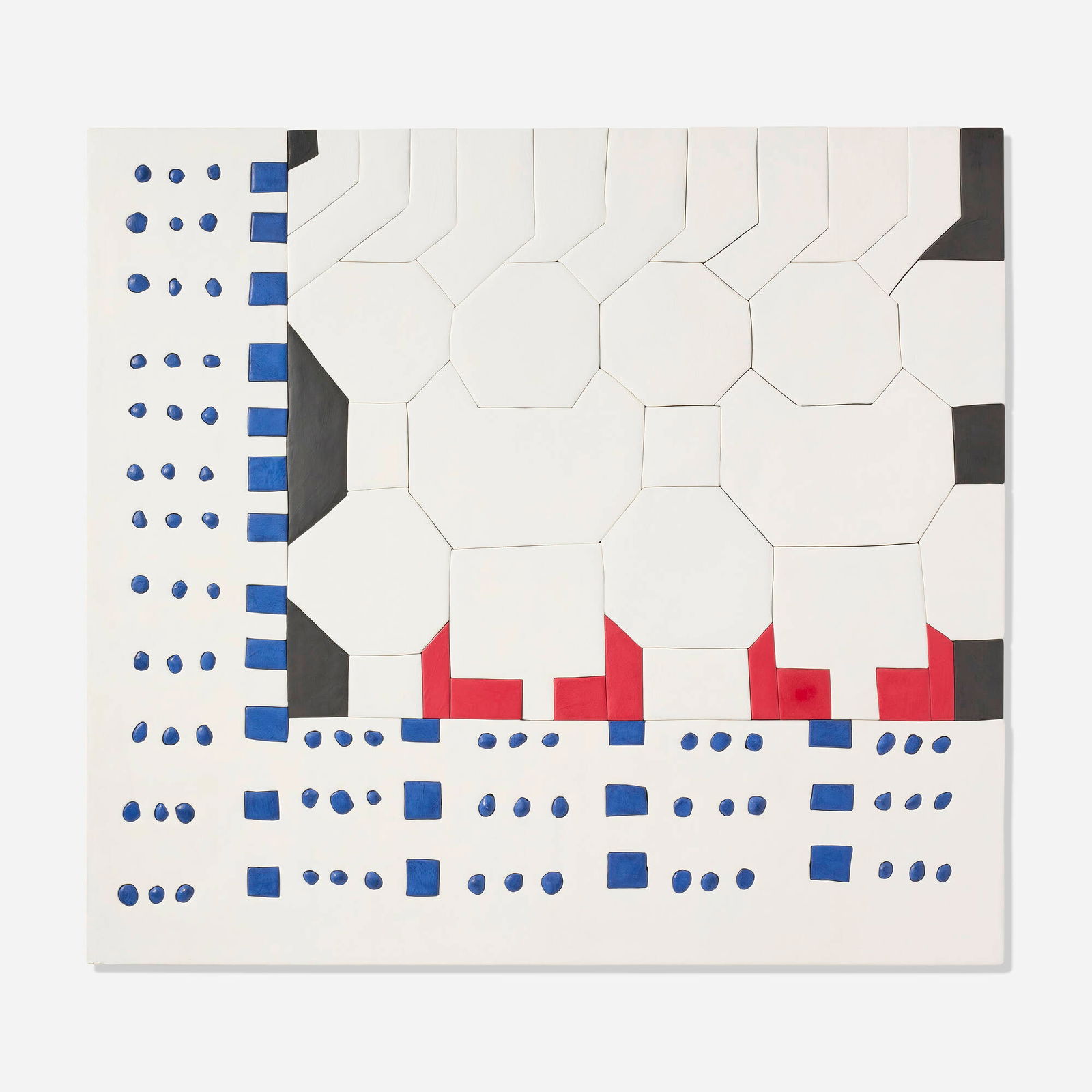 Sadie Benning, Untitled: Sadie Benning Untitled 2016 Aqua-Resin, casein and gouache on MDF 49 h x 54 w in (124 x 137 cm) Signed and dated to verso 'Sadie Benning 2016'. This work will ship from Los Angeles, California.