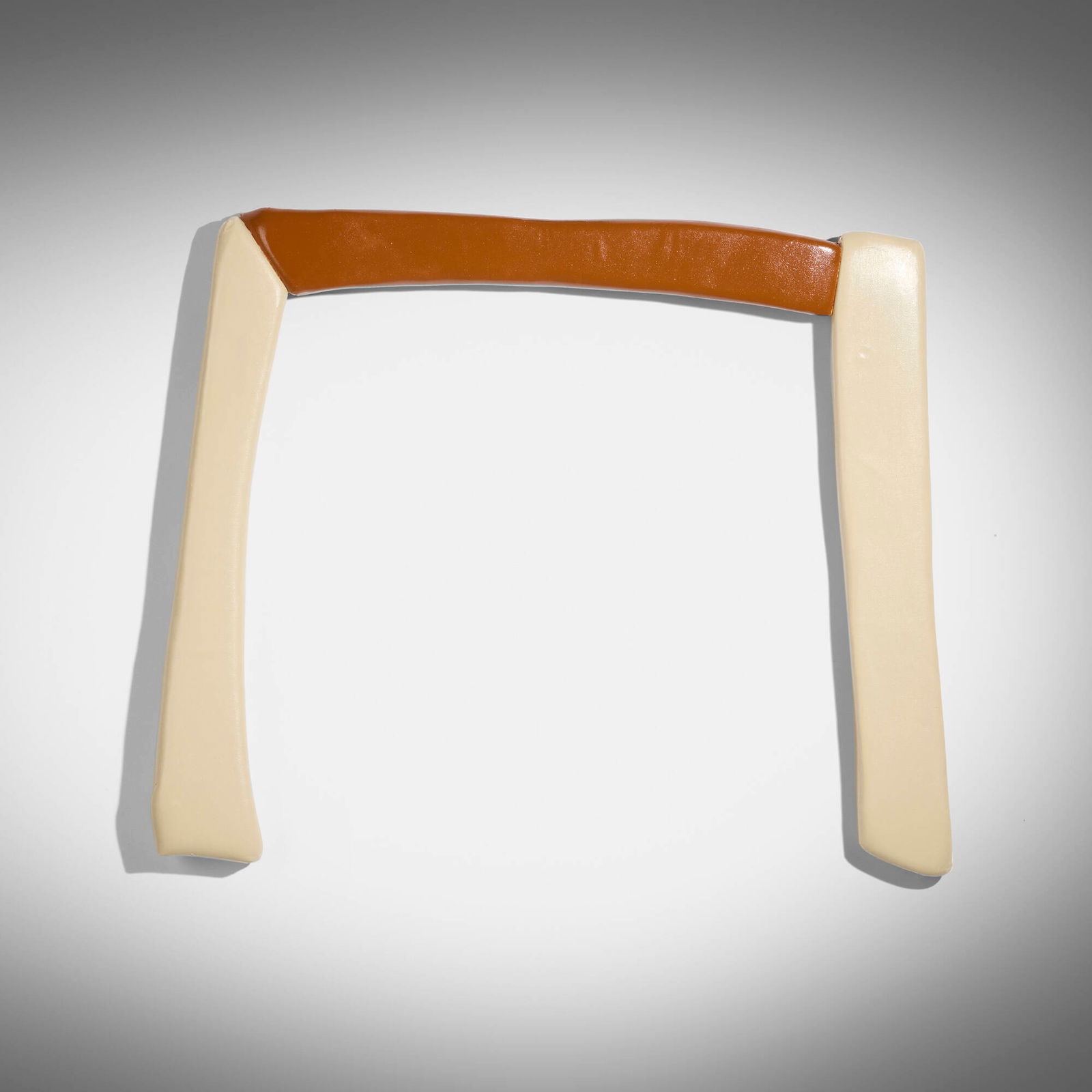 Justin Adian, Pretty Bone Pretty: Justin Adian Pretty Bone Pretty 2012 oil enamel on canvas and ester foam 31 h x 39.5 w in (79 x 100 cm) Signed, titled and dated to verso 'Pretty Bone Pretty Justin Adian 2012'. Provenance: The