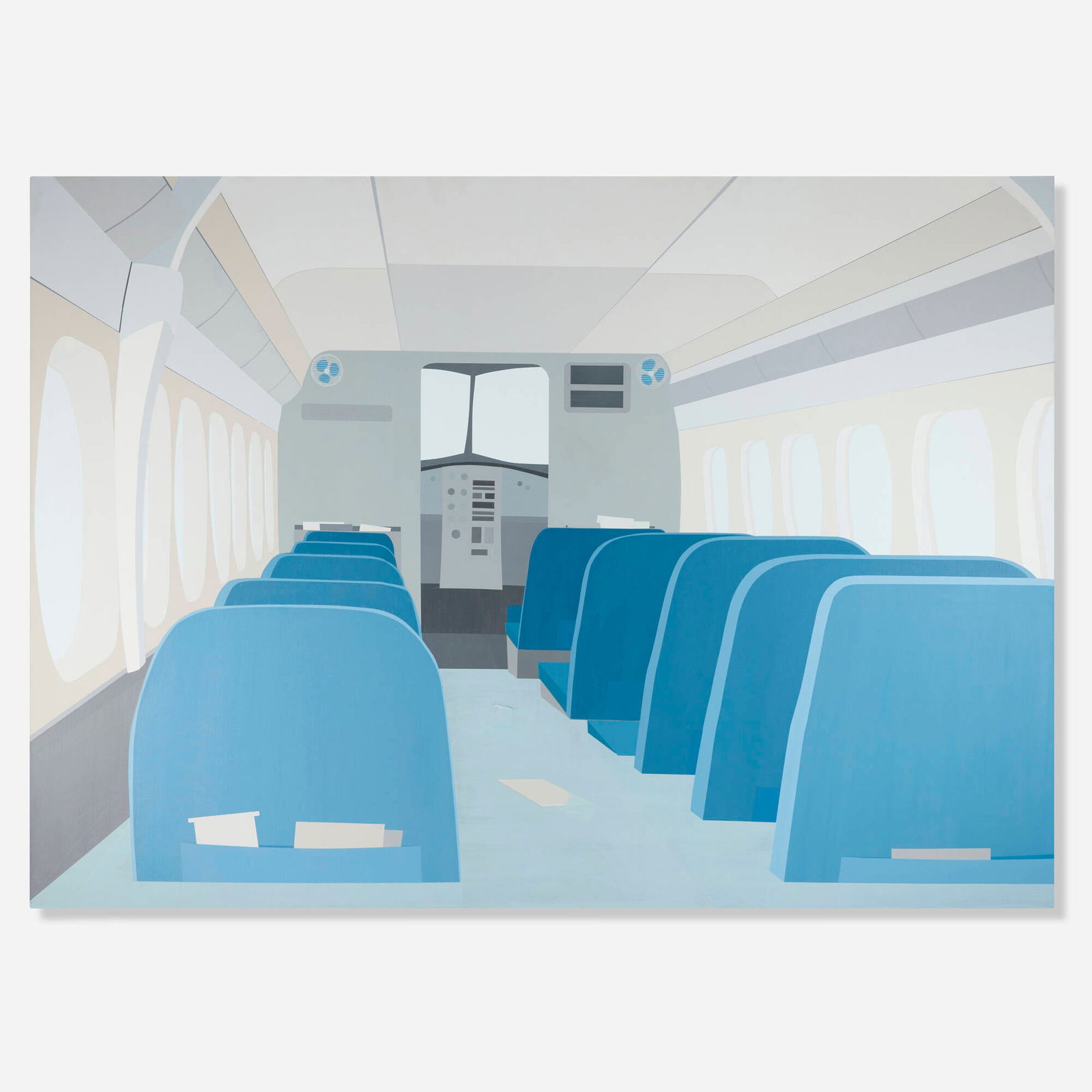 Brian Alfred, Untitled: Brian Alfred Untitled 2001 acrylic on canvas 60 h x 84 w in (152 x 213 cm) Signed and dated to verso 'Brian Alfred 2001'. Provenance: Max Protetch Gallery, New York | Private Collection This