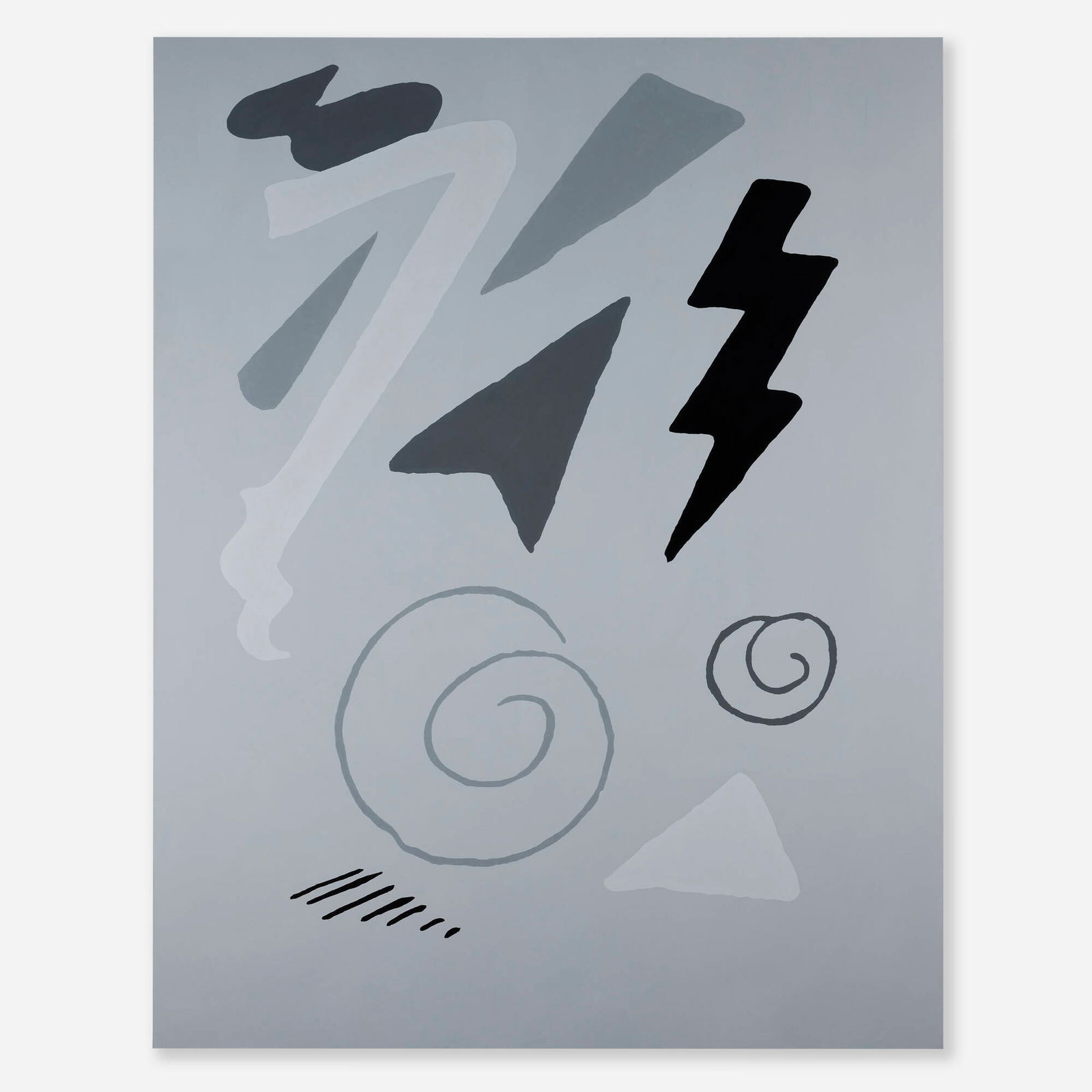 Jayson Musson, Fritzi?s Painting II: Jayson Musson Fritzi?s Painting II 2014 flashe on canvas 96 h x 75 w in (244 x 190 cm) Signed to label on verso 'Jayson Musson'. Provenance: Salon 94, New York | Acquired from the previous in