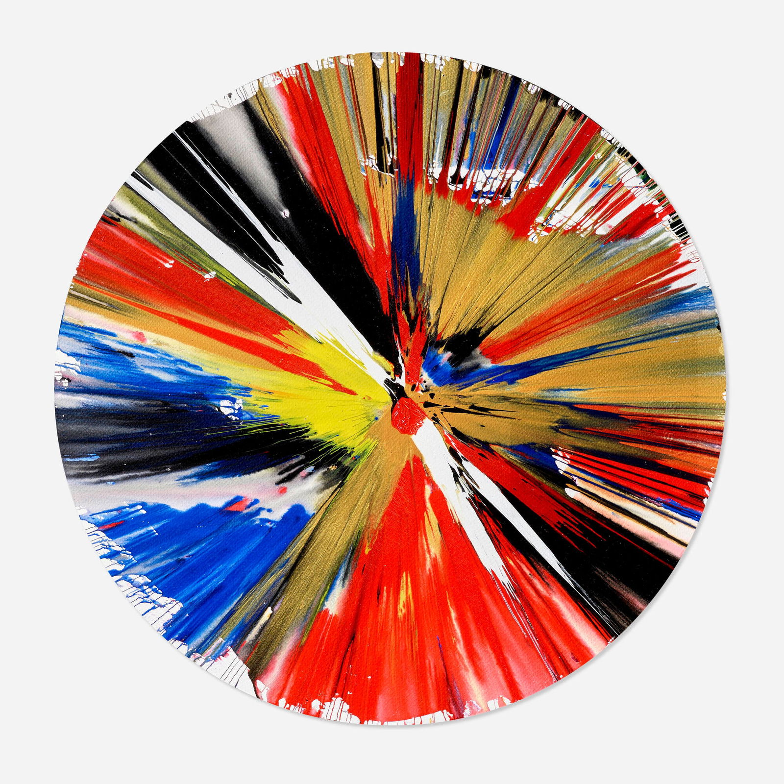 Damien Hirst, Circle Spin Painting (1 of 3)