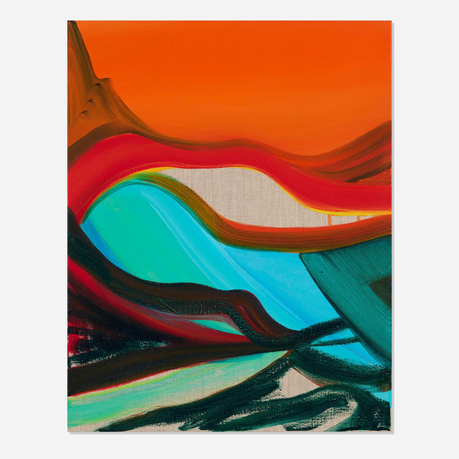 Jin Jeong, I know where I am at: Jin Jeong I know where I am at 2021 oil on linen 20.25 h x 16 w in (51 x 41 cm) Signed, titled and dated to verso 'I know where I am at 2021 Jin Jeong'. This work will ship from Lambertville,