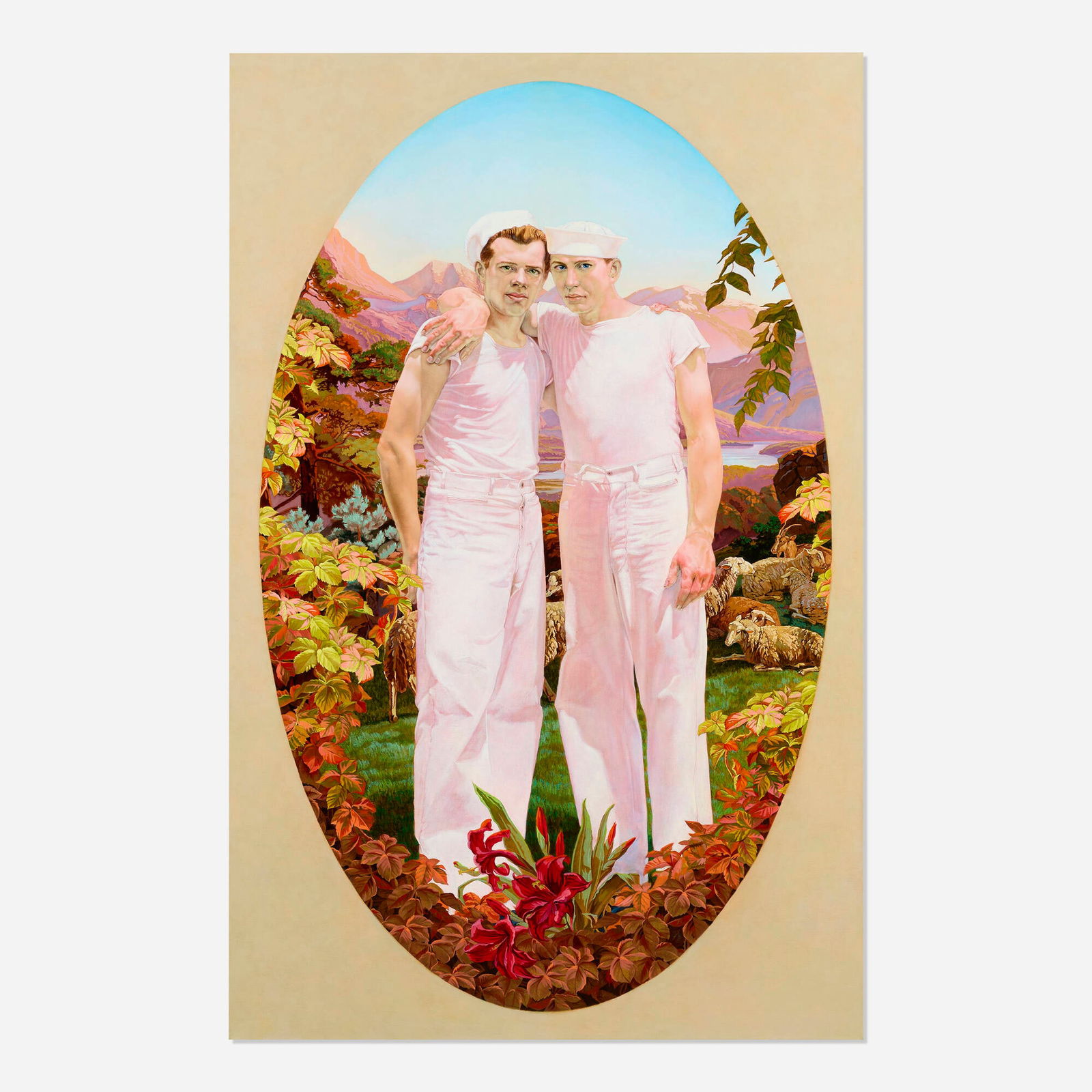 Ain Cocke, Down in the Valley: Ain Cocke Down in the Valley 2009 oil on canvas 82 h x 52.5 w in (208 x 133 cm) Signed, titled and dated to verso 'Down in the Valley Ain Cocke 09'. Provenance: Goff & Rosenthal Gallery, New York