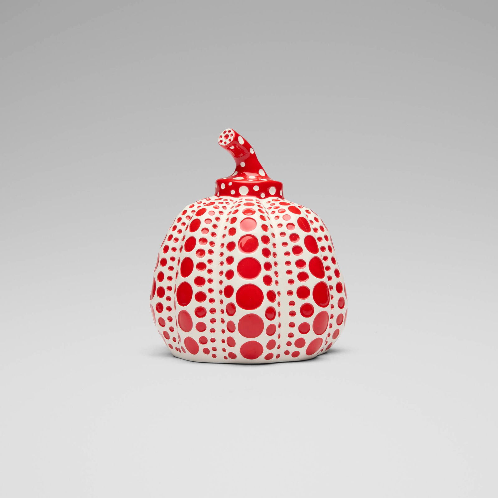 Yayoi Kusama, Pumpkin: Yayoi Kusama Pumpkin 2010 lacquered resin 4 h x 3.25 dia in (10 x 8 cm) Stamped signature to underside '?Yayoi Kusama'. This work is from the edition produced by Benesse Holdings, Inc., Naoshima,
