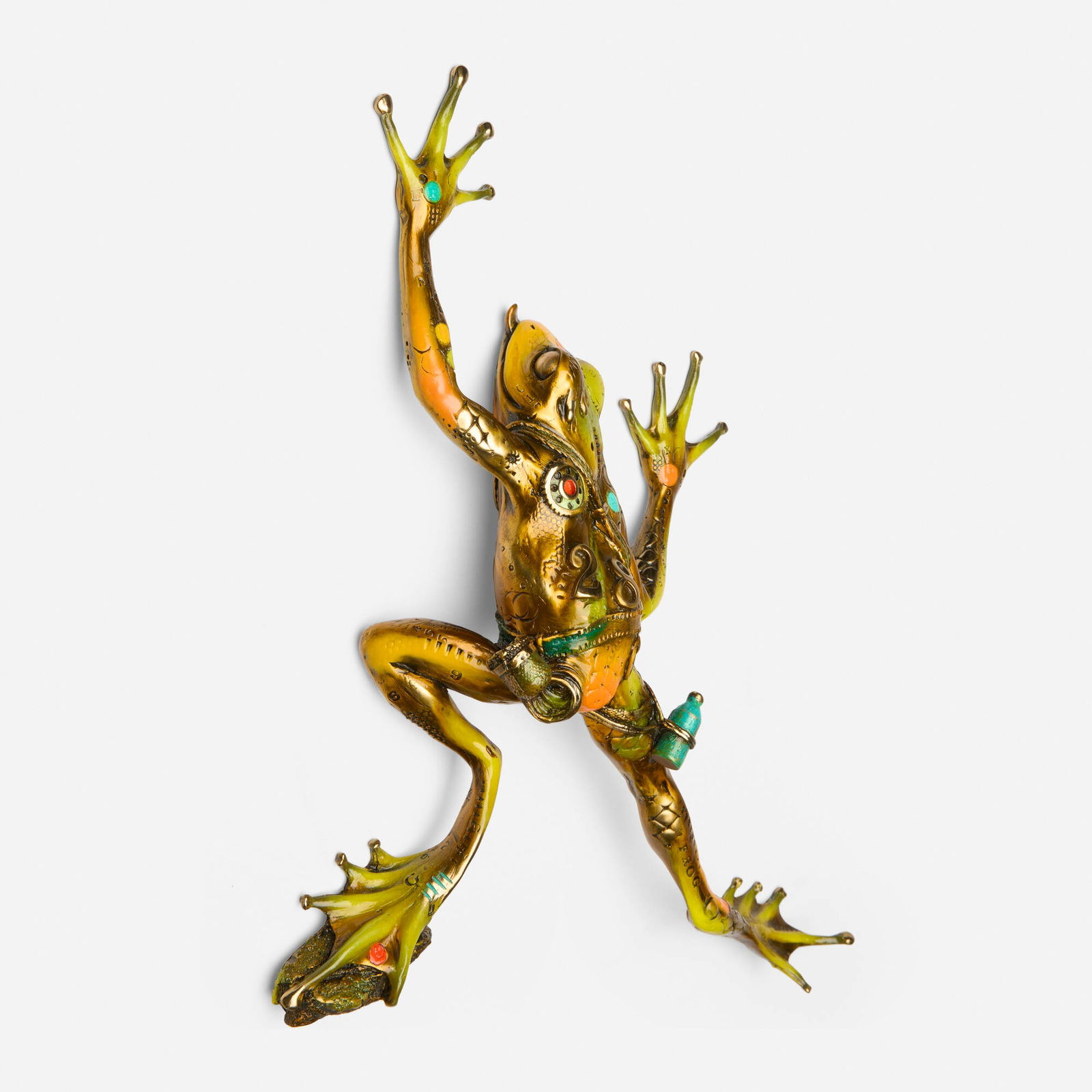 Nano Lopez, Sticky Climber: Nano Lopez Sticky Climber 2006 bronze with hand-applied patina 2.25 h x 14 w x 9.5 d in (6 x 36 x 24 cm) Impressed signature, date and number to verso 'Nano 06 10/220'. This work is number 10 from