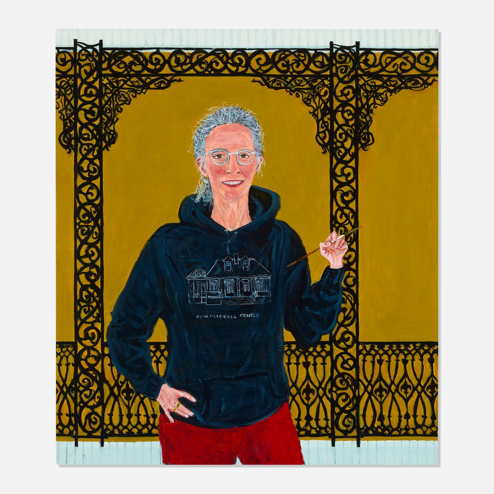 Sarah McEneaney, SP NO LA: Sarah McEneaney SP NO LA 2013 egg tempera on gessoed panel 20.375 h x 18 w in (52 x 46 cm) Signed, titled and dated to verso 'Sarah McEneaney SP NO LA 2013'. Provenance: Tibor de Nagy Gallery,