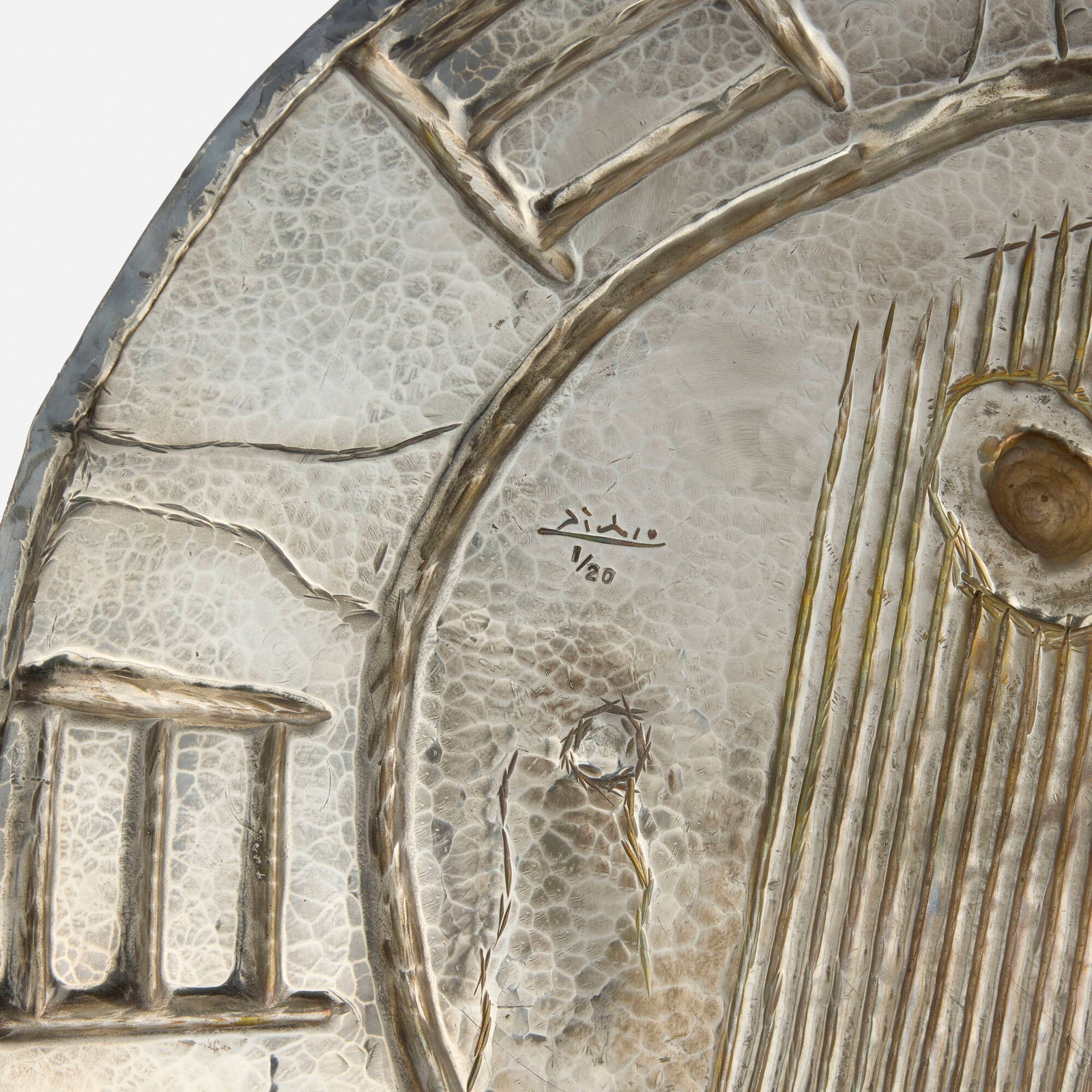 Pablo Picasso, Visage au carton ondule - 4