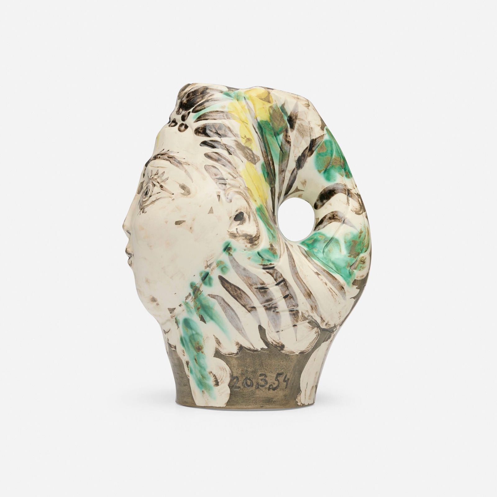 Pablo Picasso, Tete de femme couronnee de fleurs - 3