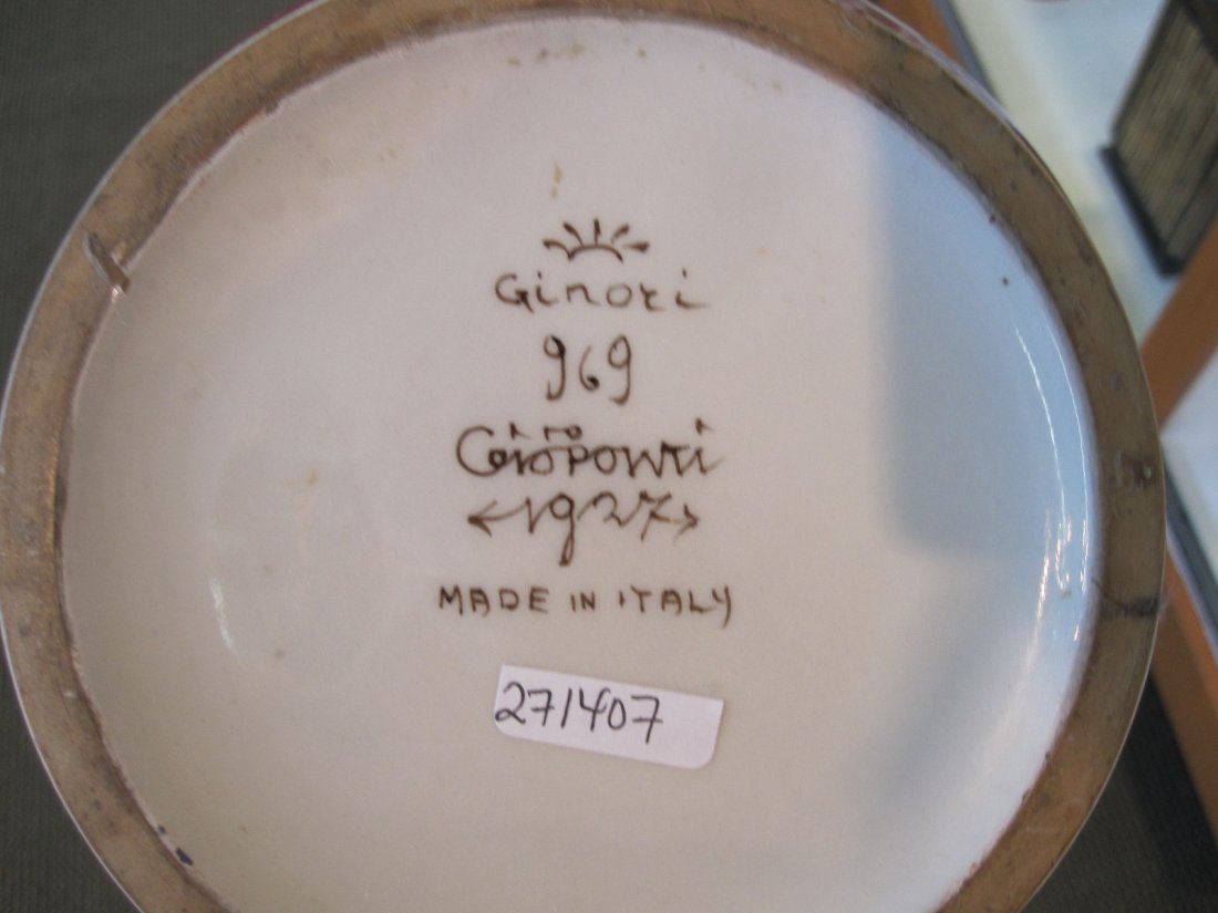 GIO PONTI; RICHARD GINORI Glazed faience vase - 5