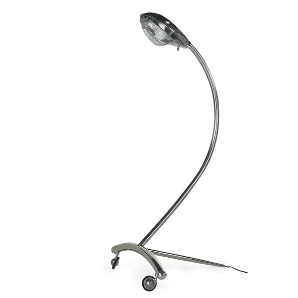 MARC NEWSON; IDEE Super Guppy floor lamp: MARC NEWSON (b. 1963) IDEE Super Guppy floor lamp, Australia, 2000s; Aluminum, glass, rubber; Unmarked; 72" x 34" x 32"
