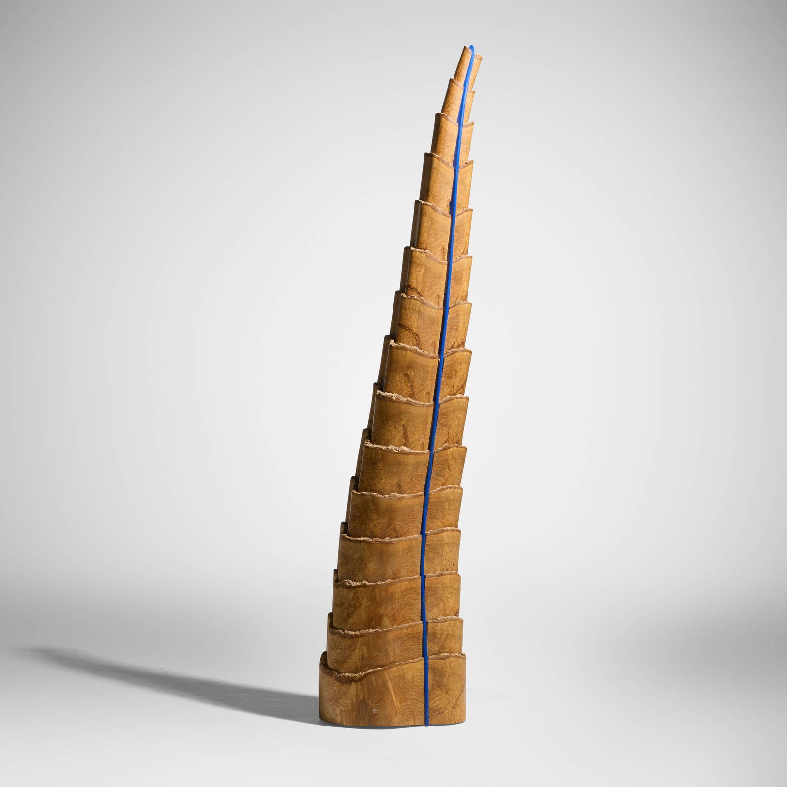 David Ellsworth, Line Ascending #14 from the Emergence Series: David Ellsworth Line Ascending #14 from the Emergence Series 2013black ash burl, paint 54.5 h x 16 w x 11.5 d in (138 x 41 x 29 cm) Inicsed signature, title, and wood type to underside 'David