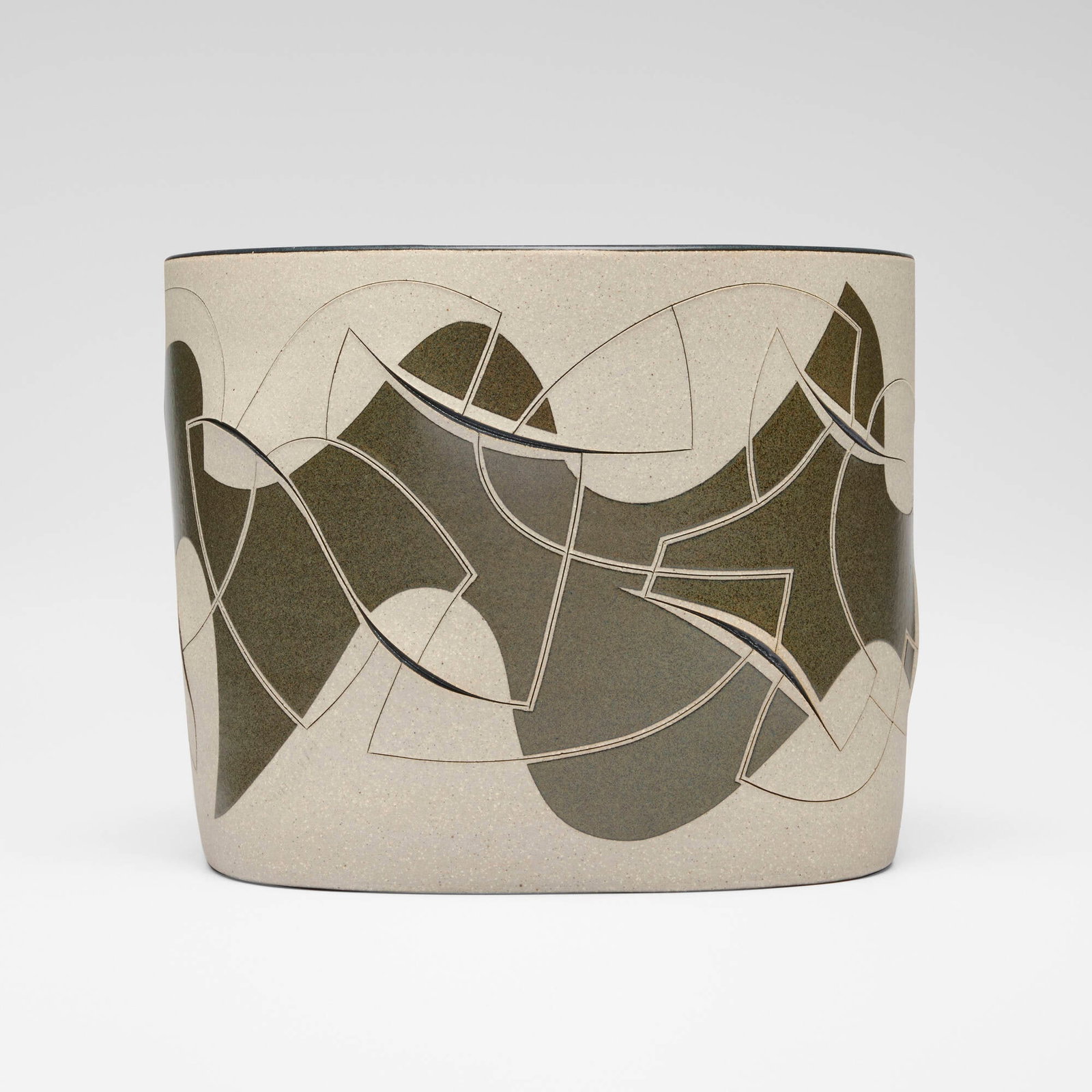 Gustavo Perez, Vessel: Gustavo Perez Vessel 1994 glazed stoneware 8.125 h x 10.25 w x 11 d in (21 x 26 x 28 cm) Glazed signature and date to underside 'GP 12-94'. Provenance: Collection of Timothy and Ann Duffield 