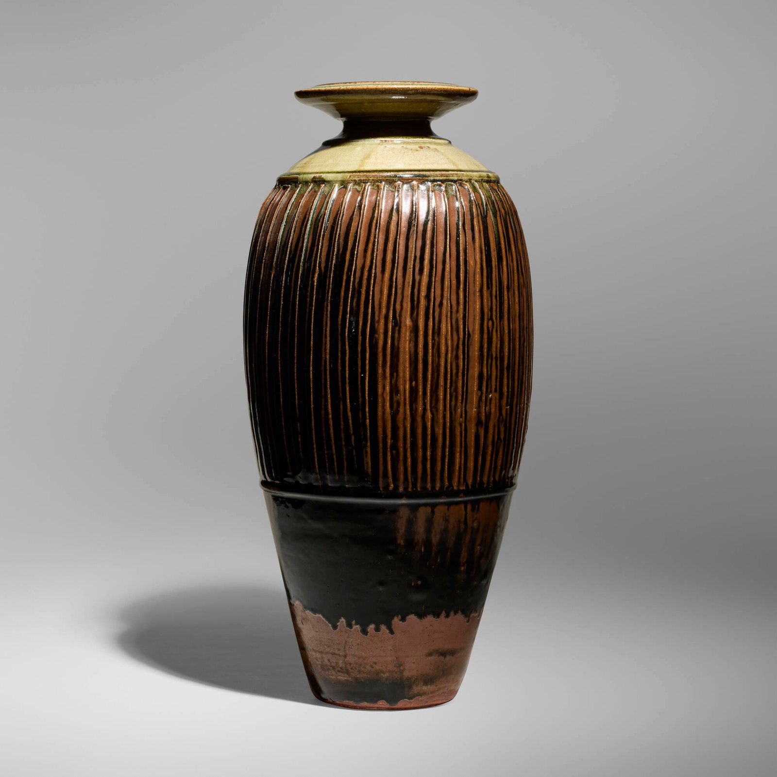 Richard Batterham, Tall fluted bottle vase (1 of 4)