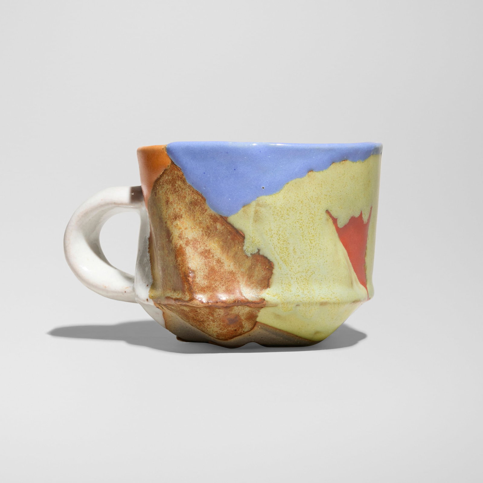 John Gill, Mug: John Gill Mug 2001 glazed stoneware 3.25 h x 6 w x 4.25 d in (8 x 15 x 11 cm) Glazed signature and date to underside 'Gill 2001'. Provenance: Kraushaar Galleries, New York | Private Collection 