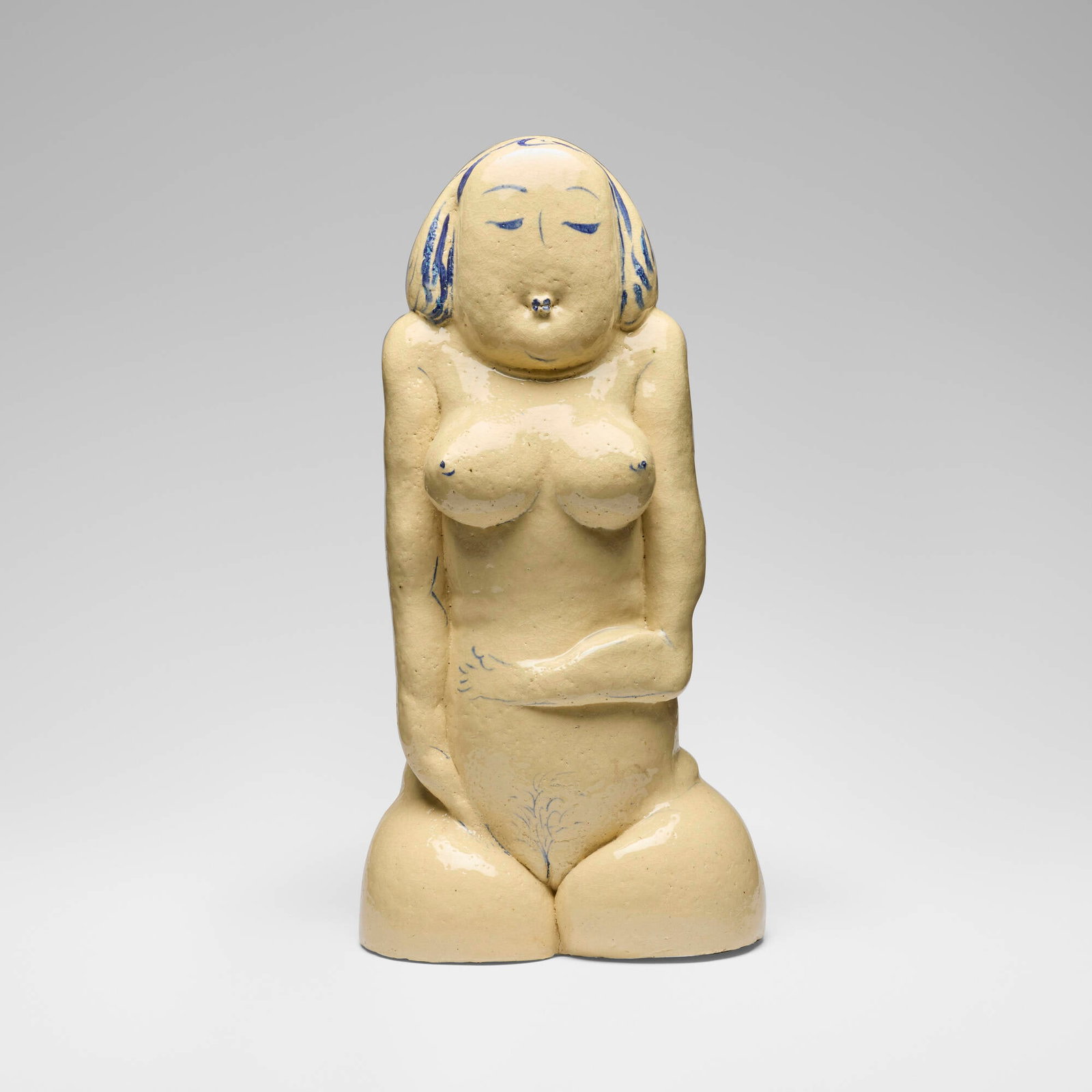 Hua Wei, Woman: Hua Wei Woman 2007hand-built glazed stoneware 34 h x 16 w x 12 d in (86 x 41 x 30 cm) Glazed signature and date to base 'Wei Hua 2007'. Sold with a digital copy of the invoice from Dai Ichi Ar