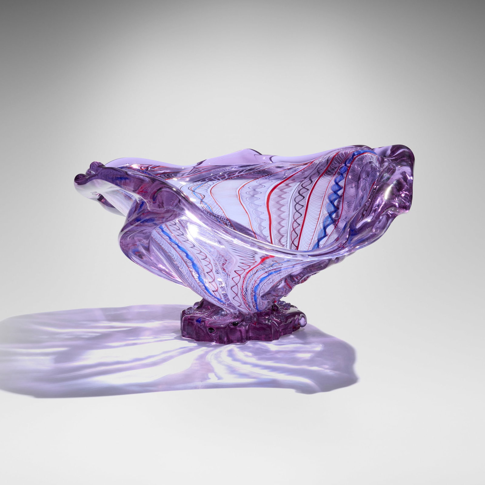 Fritz Dreisbach, Swooping Spring Magenta Mongo with Dynamic Filigree on a Cast Foot (1 of 4)