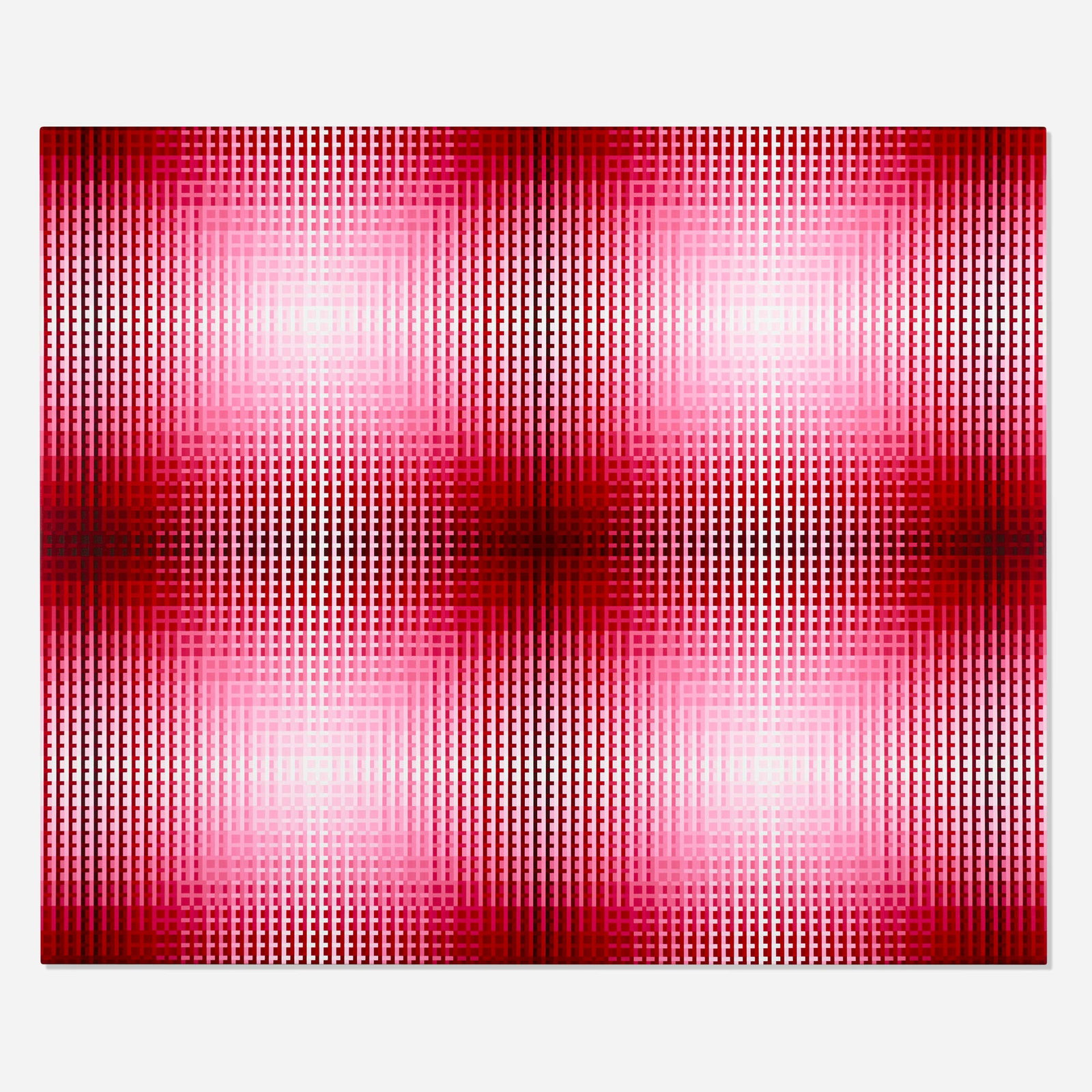 Susie Rosmarin, Red Painting: Susie Rosmarin Red Painting 2010 acrylic on canvas 50 h x 59.75 w in (127 x 152 cm) Signed, titled and dated to verso 'Red Painting 2010 SR'. Provenance: Talley Dunn Gal
