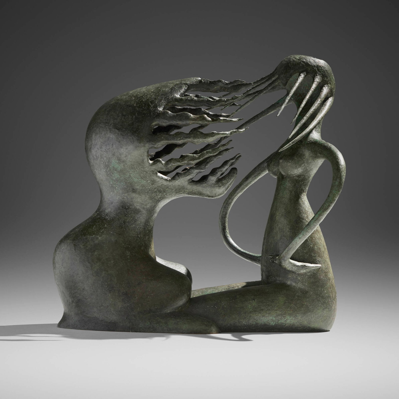 Maria Martins, Impossible: Maria Martins Impossible 1946 bronze 31 h x 30 w x 19 d in (79 x 76 x 48 cm) Signed and dated to lower edge 'Maria 1946'. Provenance: Private Collection, Balti