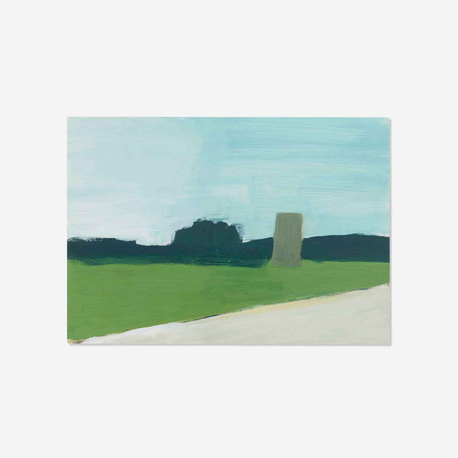 Ilse D'Hollander, Untitled (Landscape): Ilse D'Hollander Untitled (Landscape) 1996 gouache on paper 11.25 h x 8 w in (29 x 20 cm) Stamped signature and number to verso 'I.D.H G245/96'. Provenance: Mitchell-Innes & Nash, New York | Private