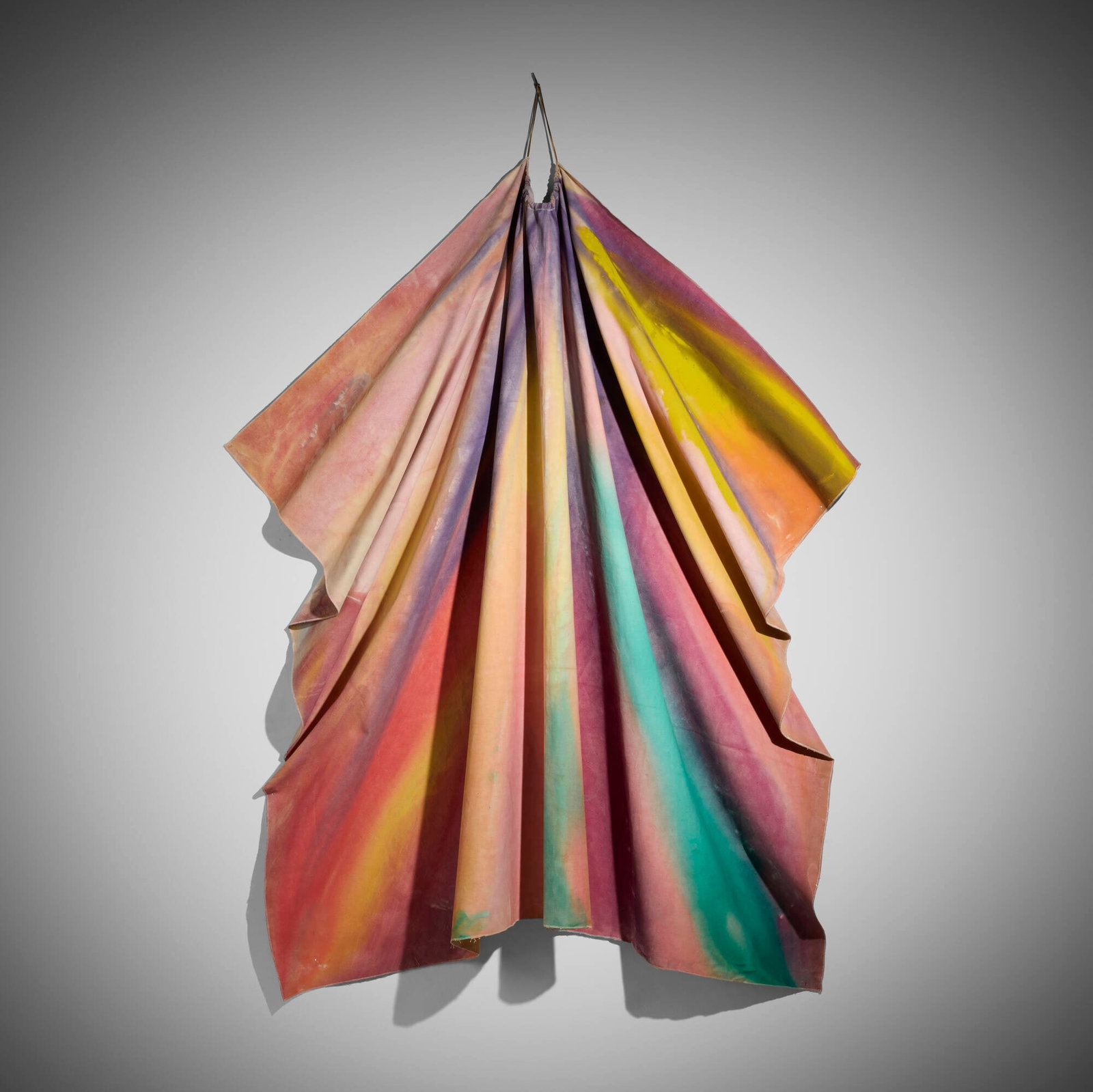 Sam Gilliam, Sun Woman: Sam Gilliam Sun Woman 1970 acrylic on canvas 106 h x 73 w x 10 d in (269 x 185 x 25 cm) Signed, titled and dated to verso 'Sun Woman 1970 Sam Gilliam'. This work is listed in the Fendrick Galle