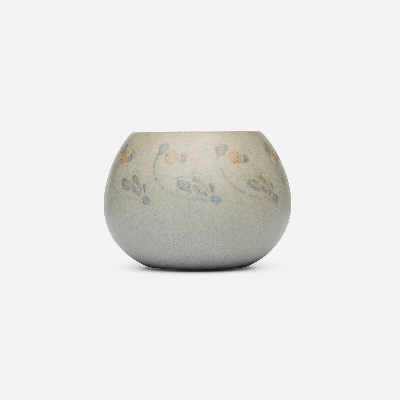 Marblehead Pottery, Vase with conventionalized flowers (1 of 4)