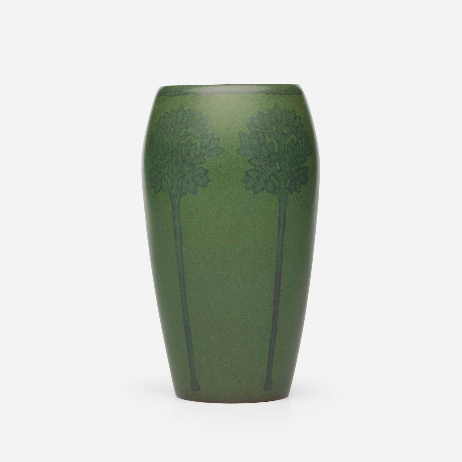 Marblehead Pottery, Vase with stylized trees (1 of 4)