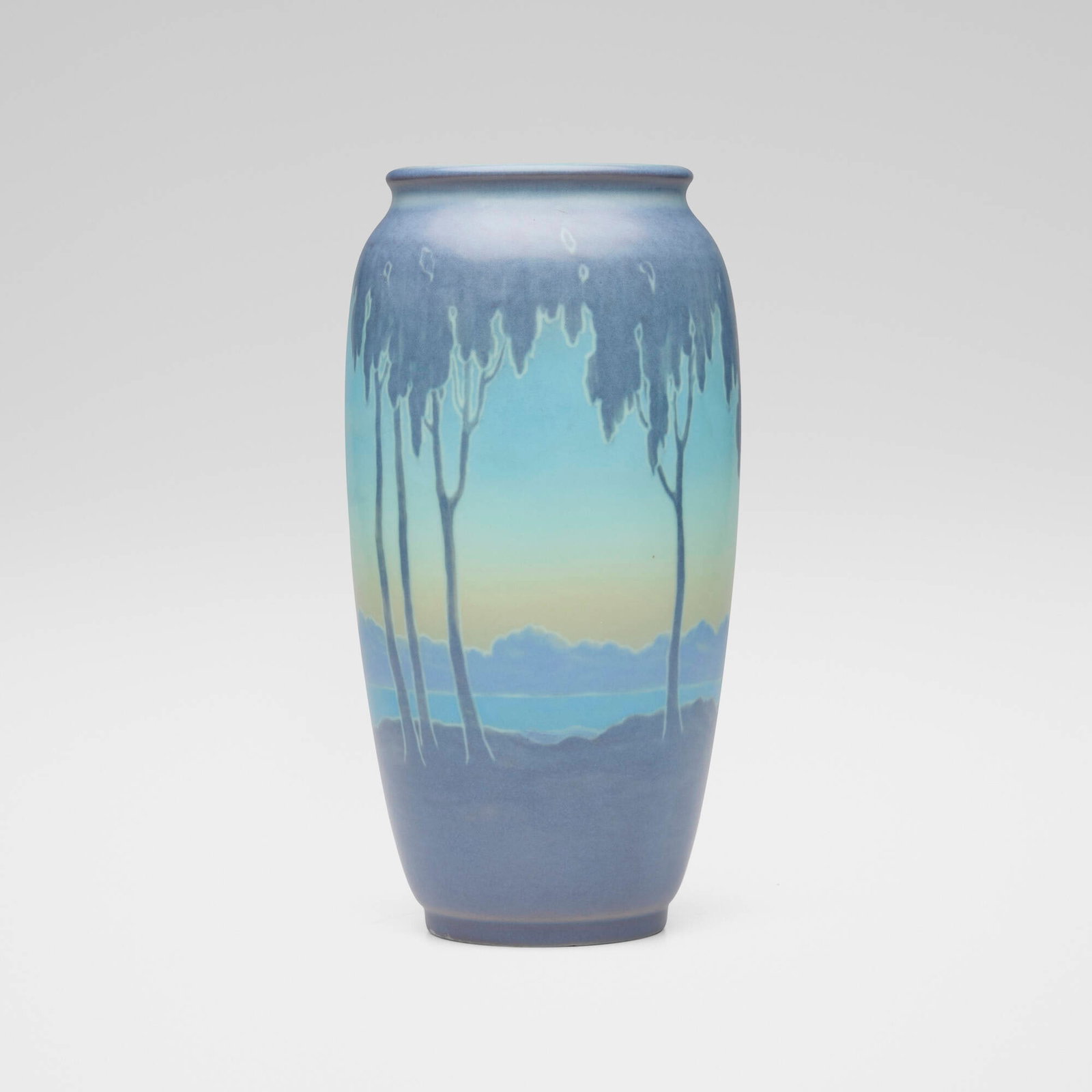 Lenore Asbury for Rookwood Pottery, Twilight scenic Vellum vase (1 of 5)