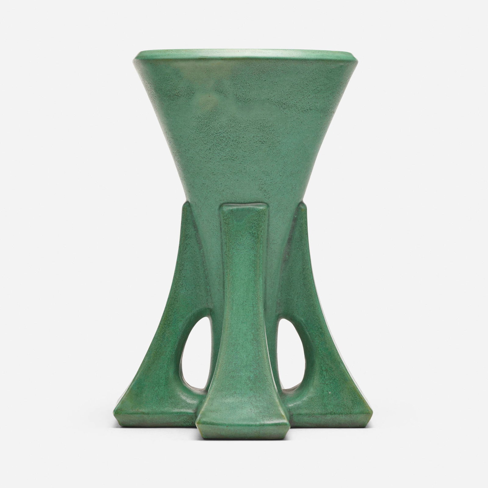 William Day Gates for Teco Pottery, Rare vase, model 377 (1 of 4)