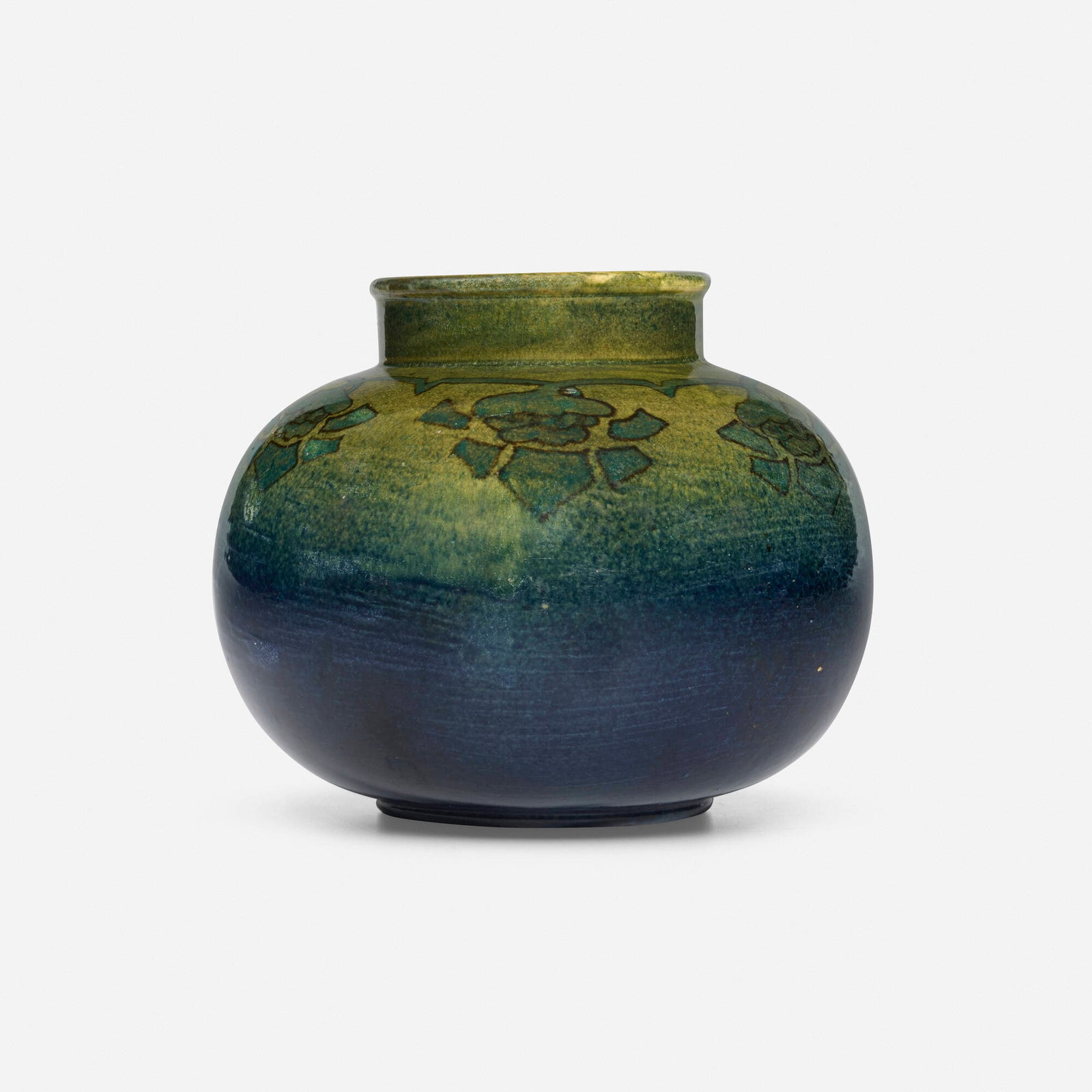 Pauline Pottery, Rare vase with stylized hops (1 of 4)