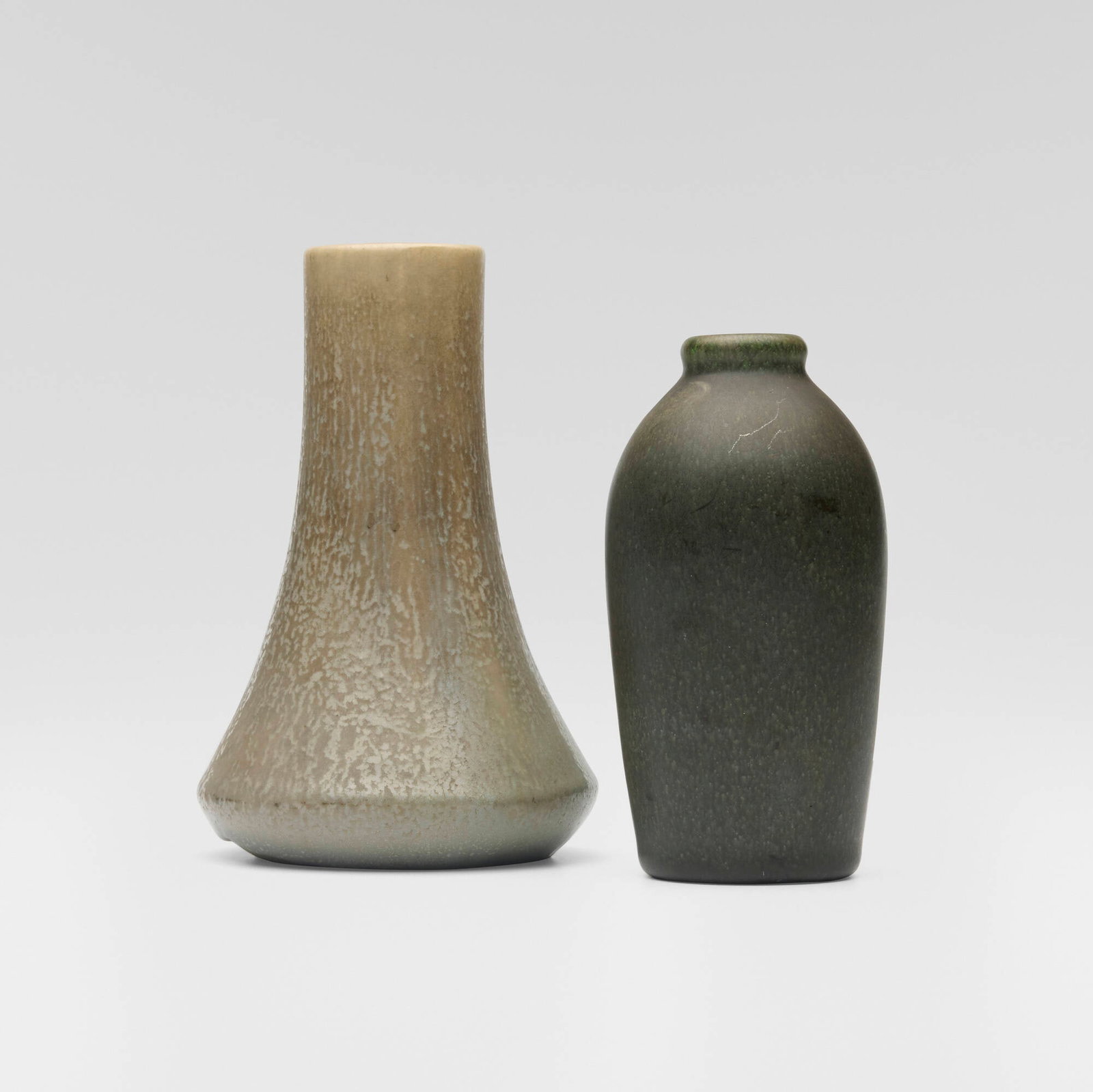 Artus Van Briggle for Van Briggle Pottery, Early vases, set of two (1 of 4)
