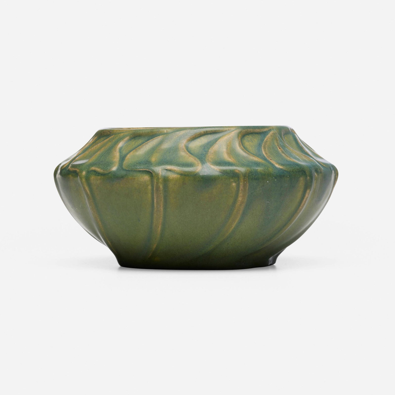 Van Briggle Pottery, Bowl with leaves (1 of 4)