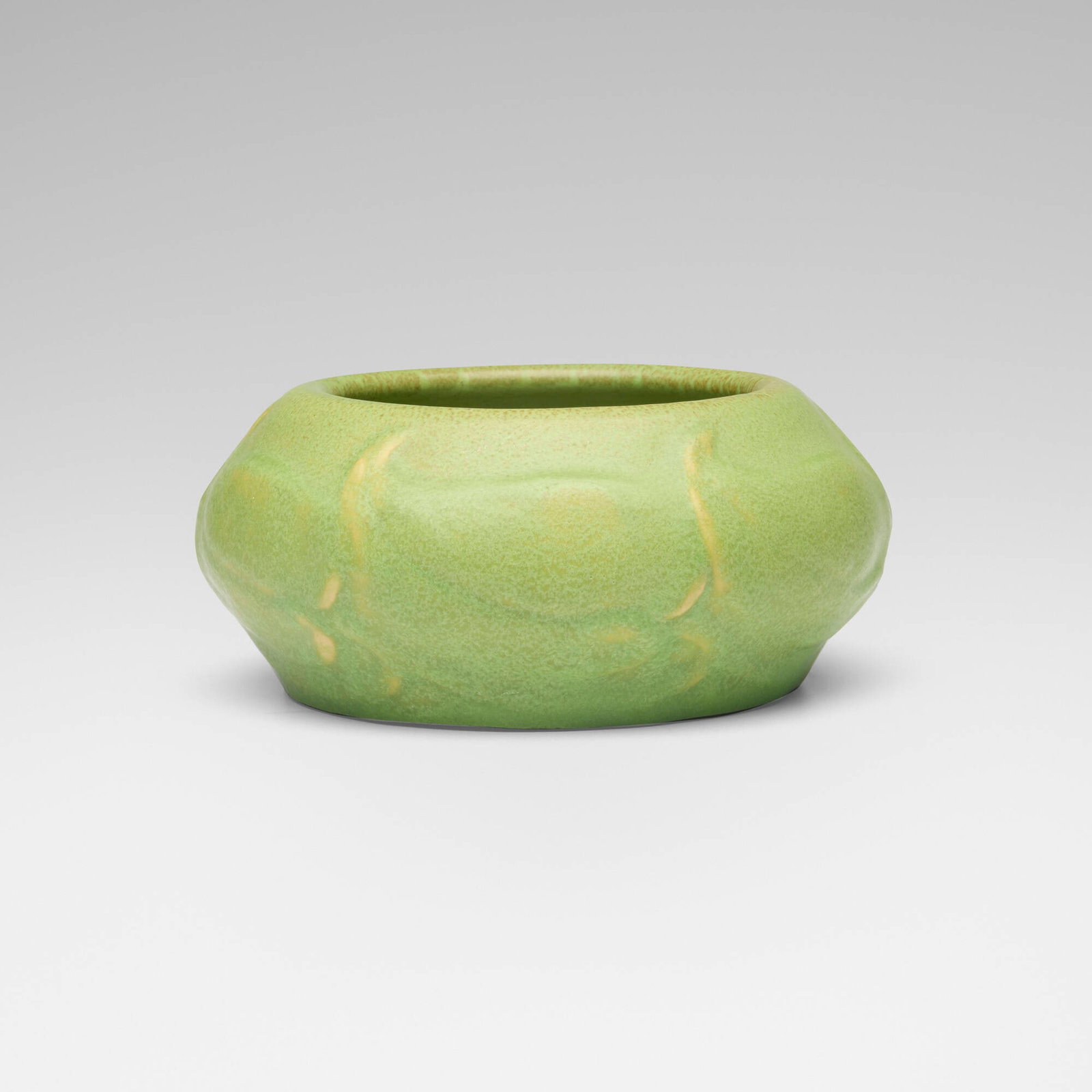 Artus Van Briggle for Van Briggle Pottery, Early bowl with leaves (1 of 4)