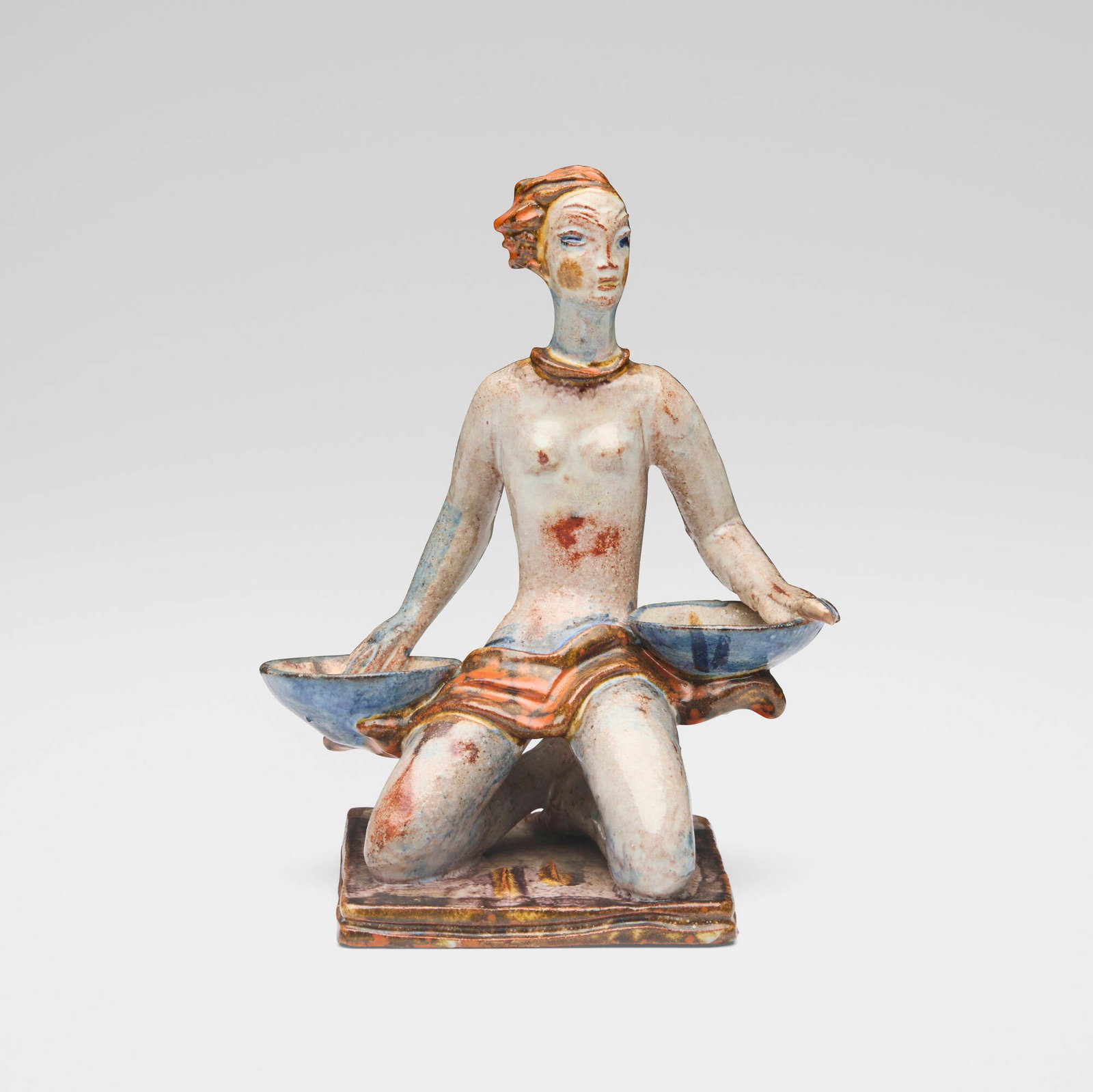 Gudrun Baudisch for Wiener Werkstatte, Female figure with bowls (1 of 5)