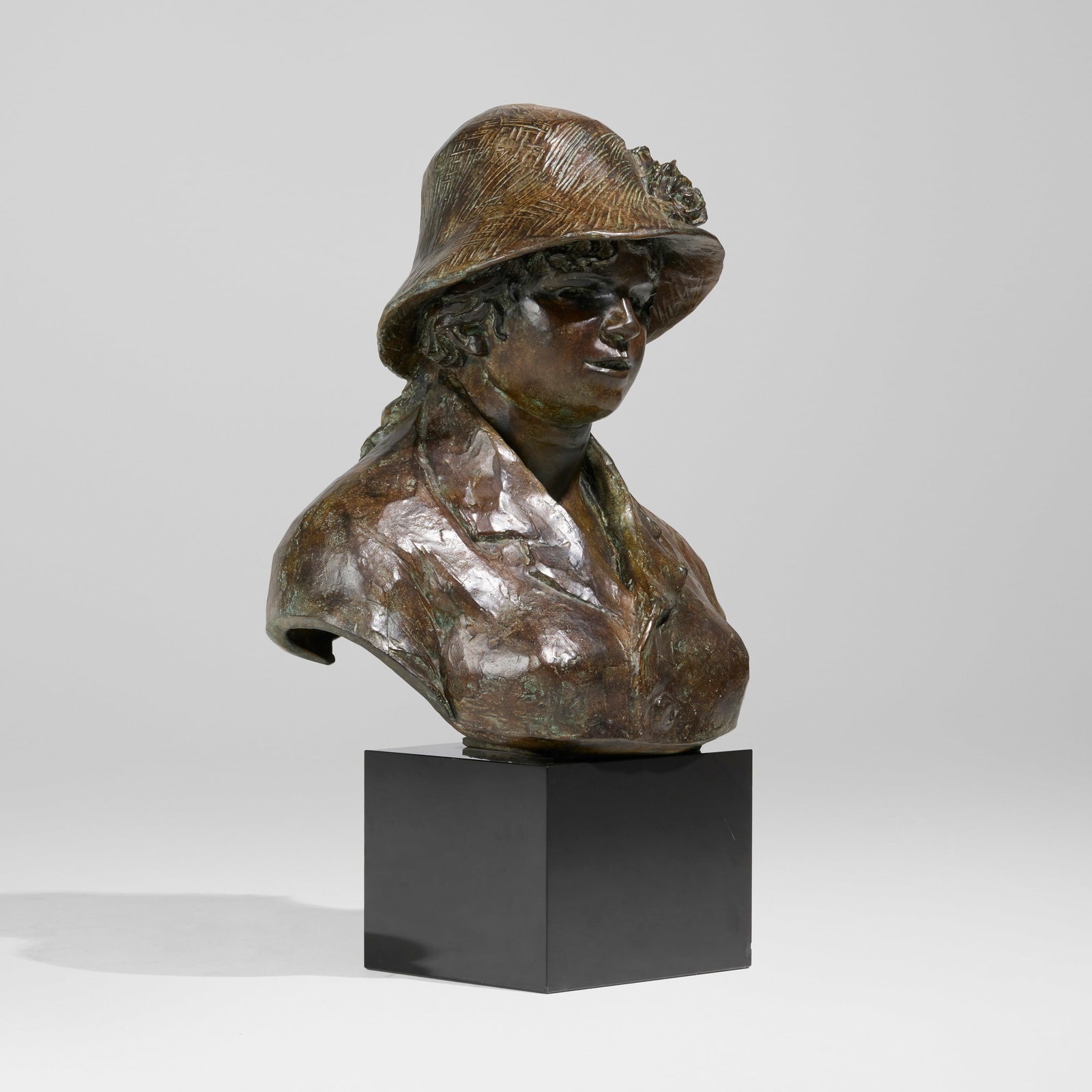 Pierre-Auguste Renoir and Richard Guino, Buste de Madame Renoir: Pierre-Auguste Renoir and Richard Guino Buste de Madame Renoir 1916 / 1983 bronze, marble 31 h x 19 w x 14 d in (79 x 48 x 36 cm) Incised signature, date, number, and foundry mark to shoulder v