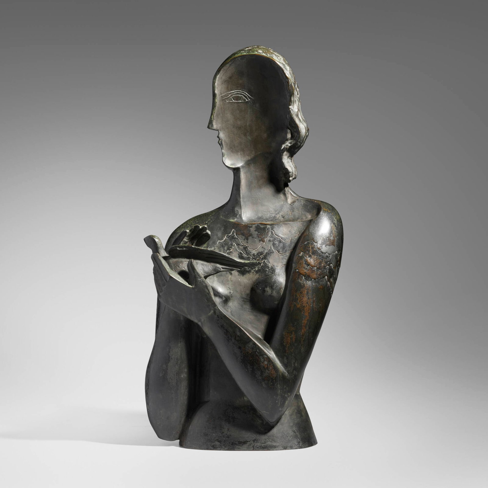 Ossip Zadkine, Jeune fille a la Colombe (1 of 6)