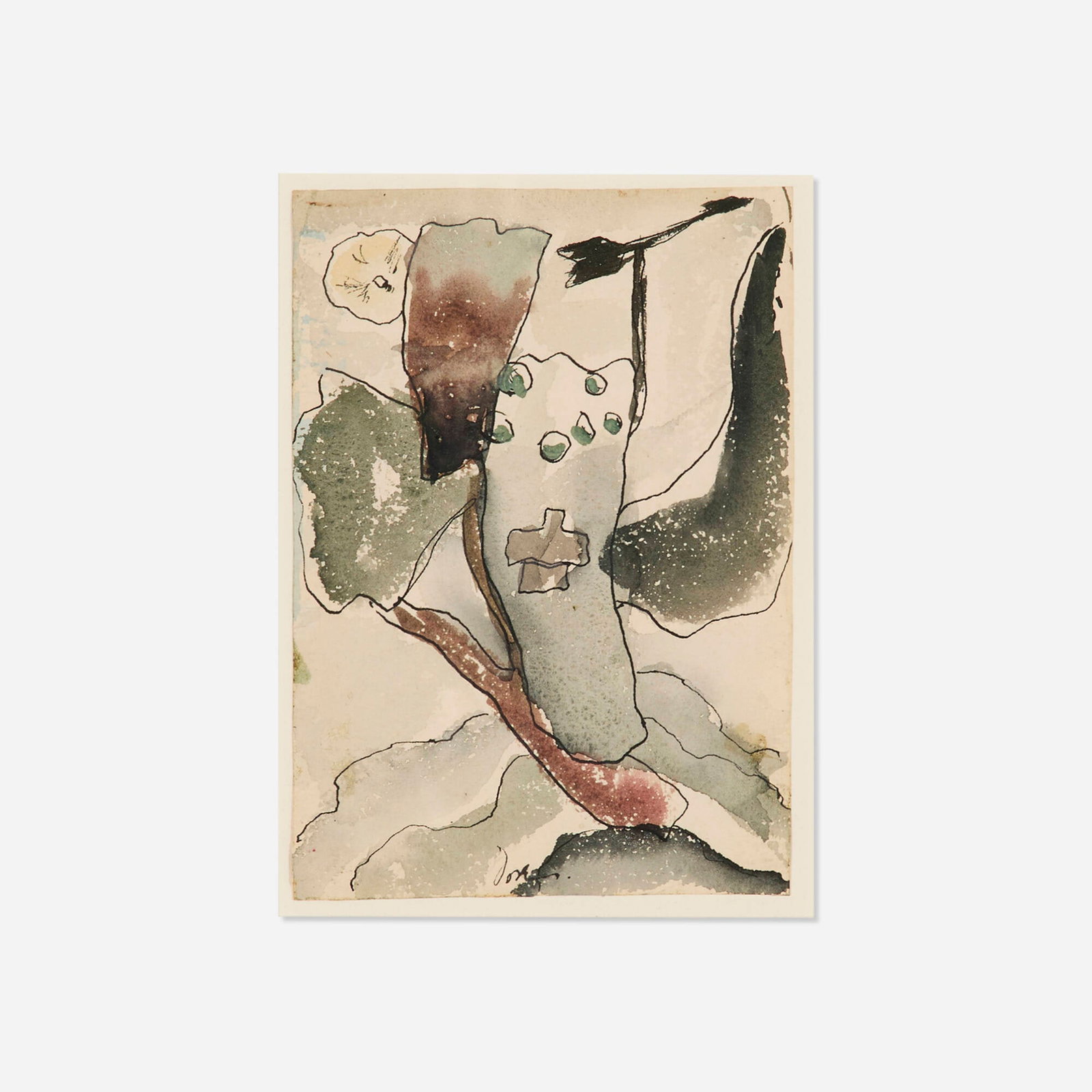 Arthur Dove, Study for Cross and Weather Vane (1 of 4)