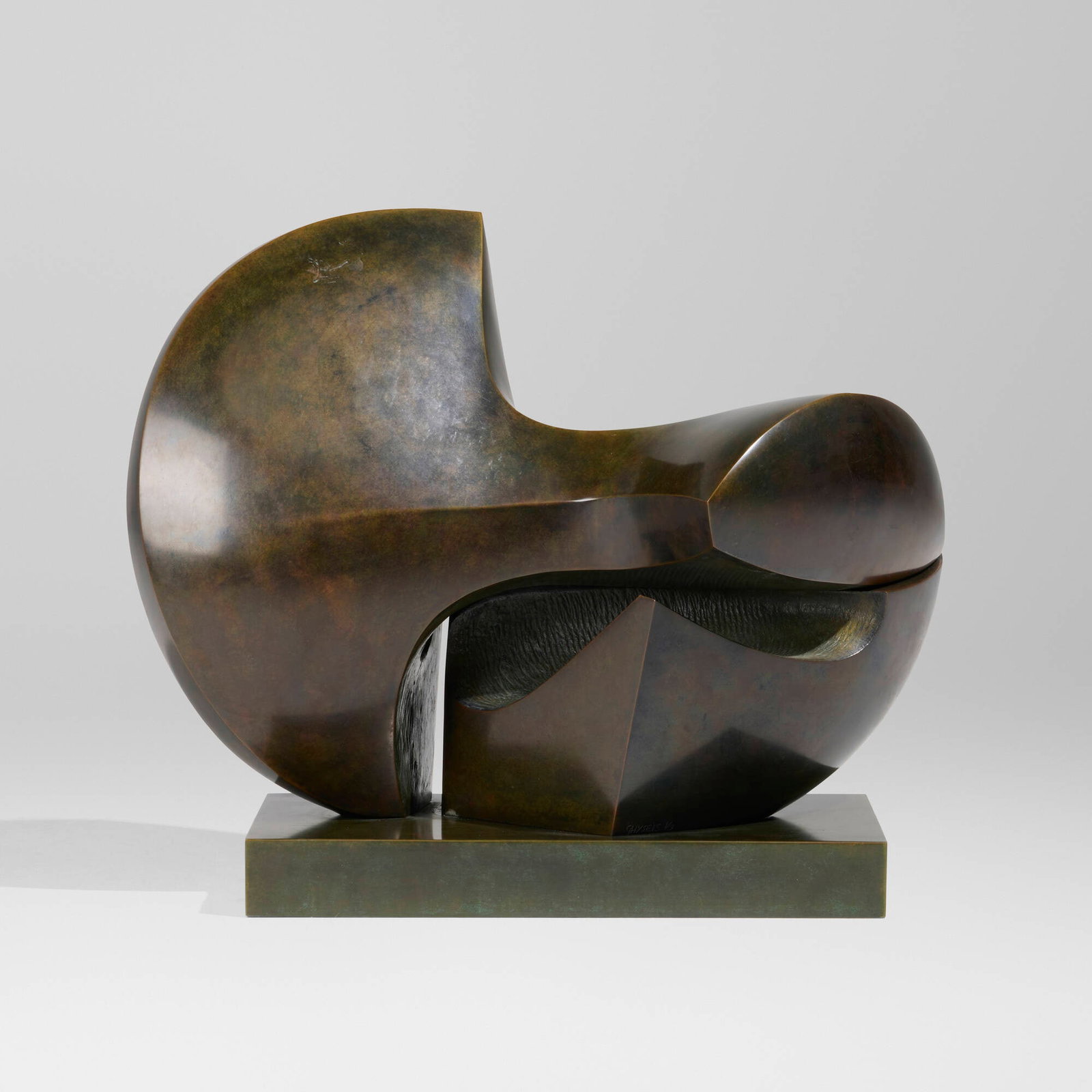 Jean-Pierre Ghysels, Largo: Jean-Pierre Ghysels Largo 1983 patinated bronze 20.5 h x 24 w x 12 d in (52 x 61 x 30 cm) Incised signature and number to verso 'Ghysels 1/3'. This work is number 1 from the edition o