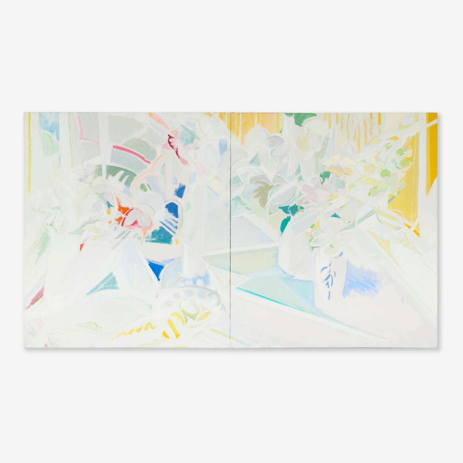 Jane Piper, Flowers by a Summer Landscape (diptych) (1 of 4)
